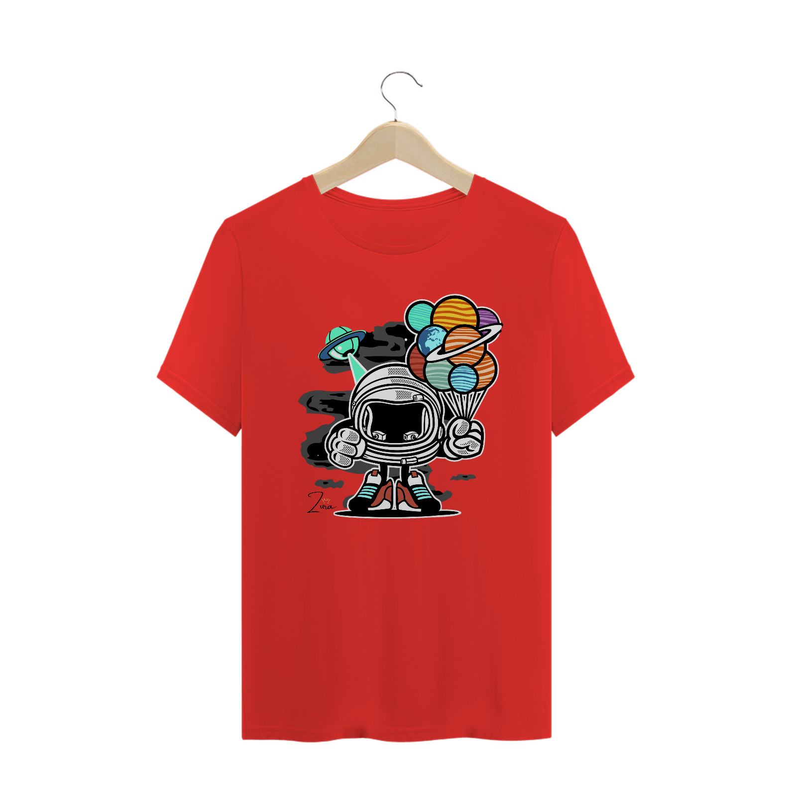 Camiseta T-Shirt Zura Astronauta