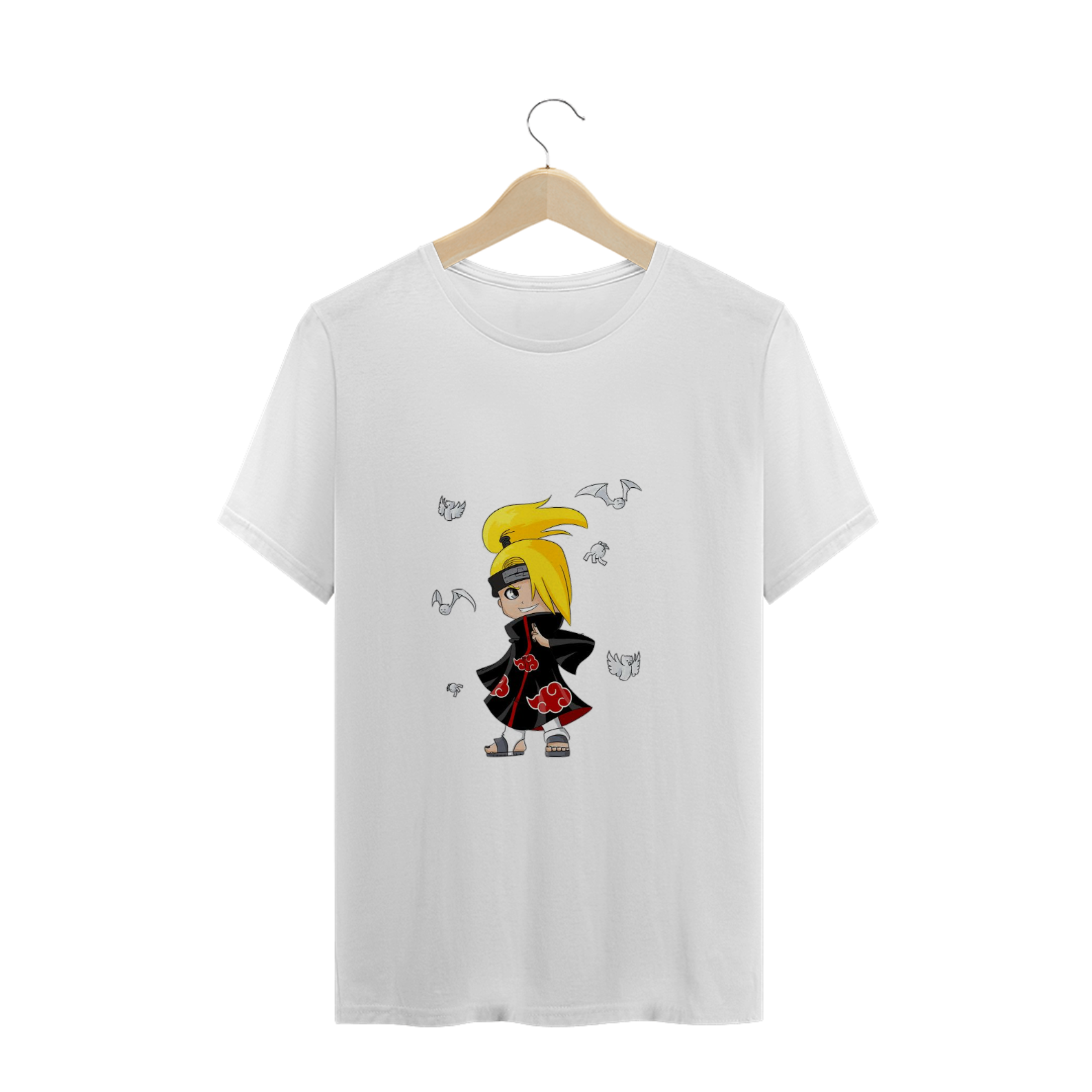 Nome do produto  Camisa Deidara chibi