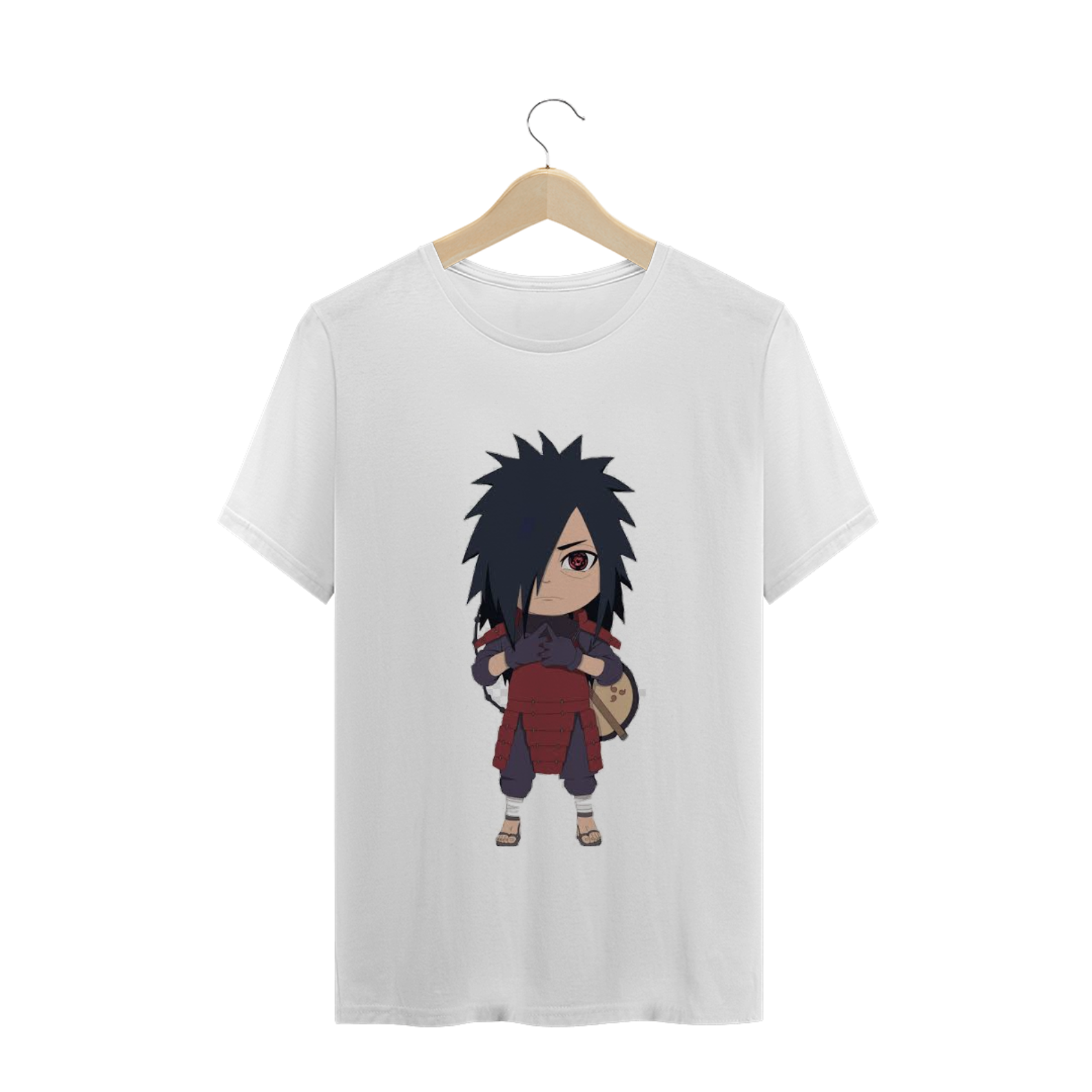 Nome do produto  Camisa Madara Uchiha chibi