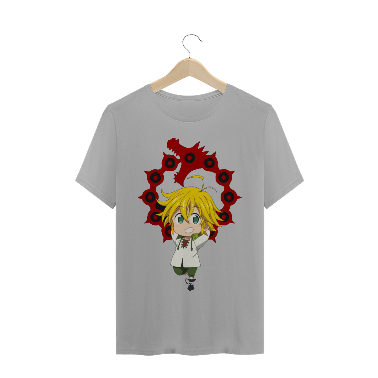 Nome do produto: Camisa Nanatsu No Taizai Meliodas