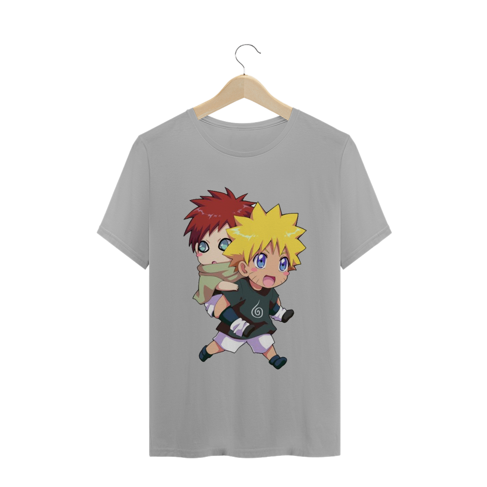 Nome do produto  Camisa Naruto e Gaara chibi