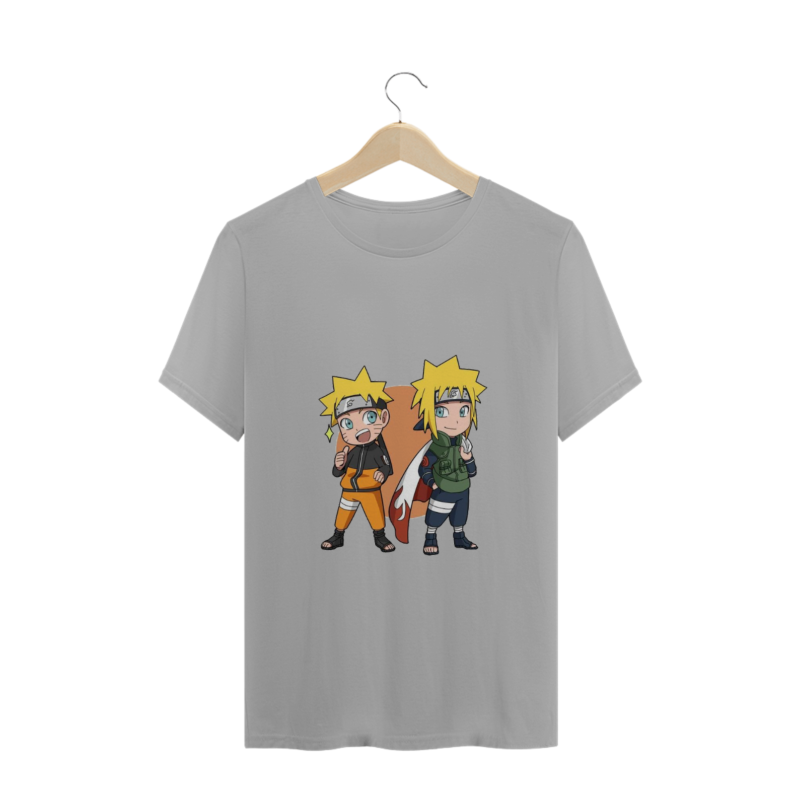 Nome do produto  Camisa Minato e Naruto chibi