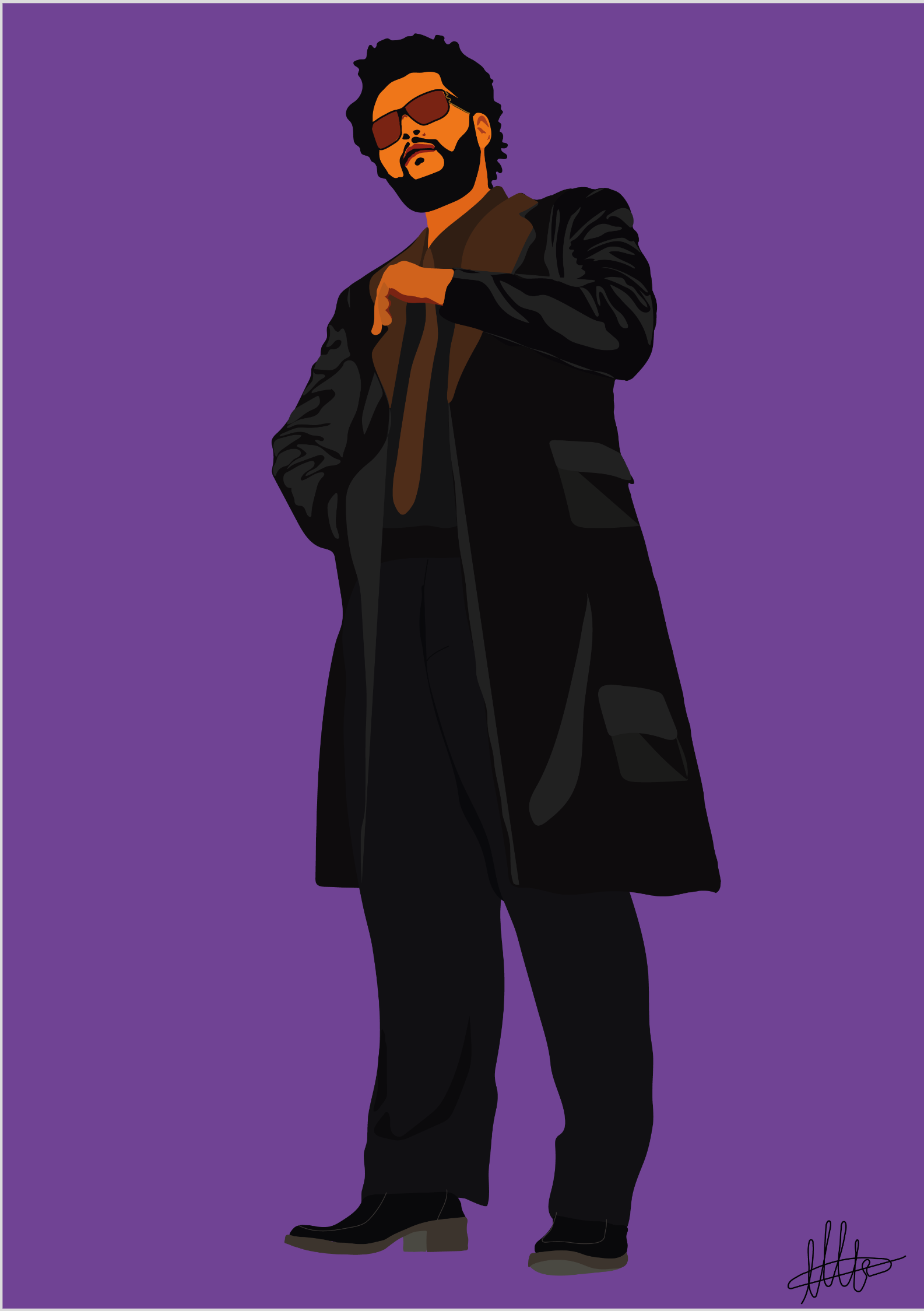 Nome do produto  Poster The Weeknd Dawn FM