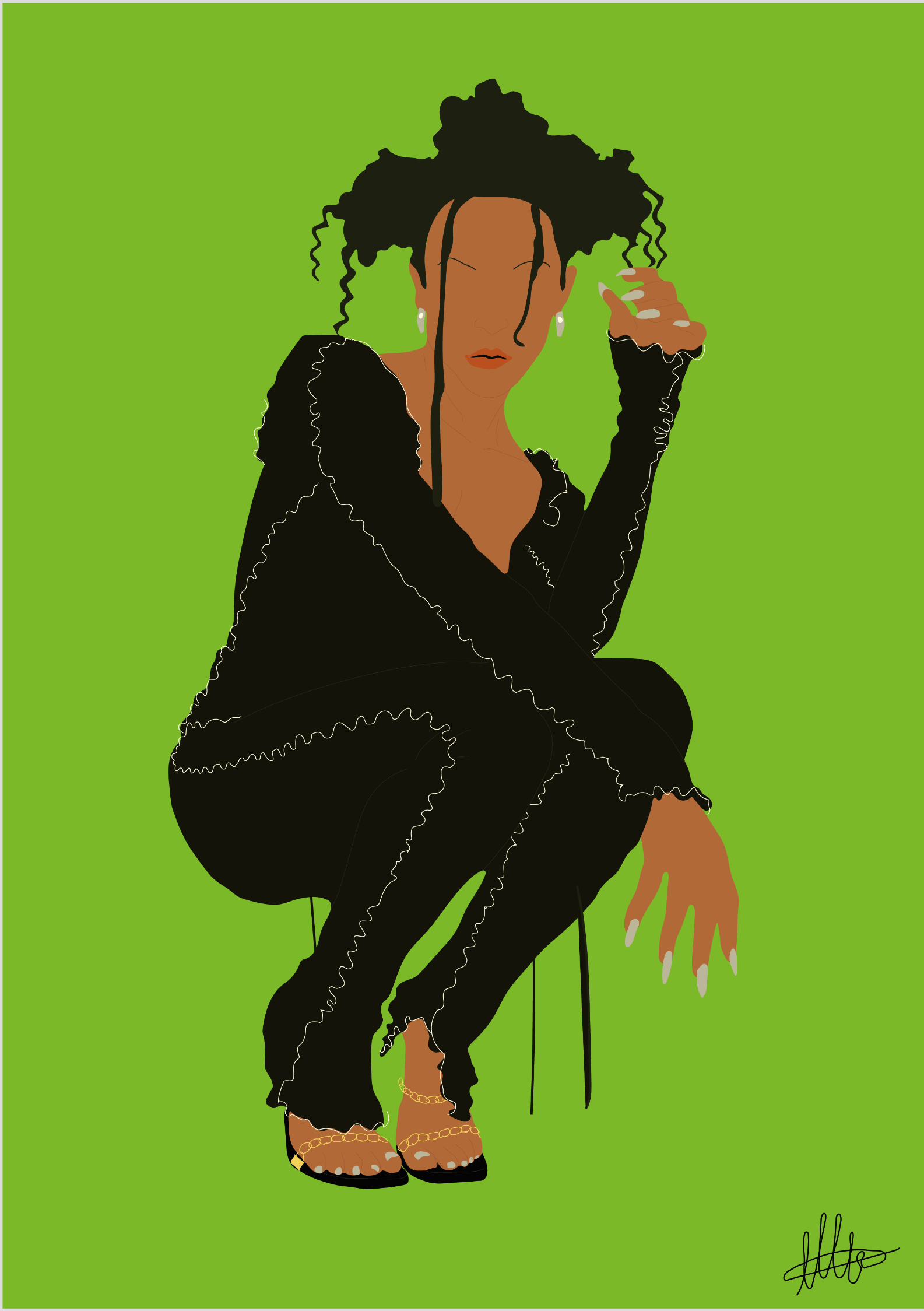 Nome do produto  Poster Tinashe 333