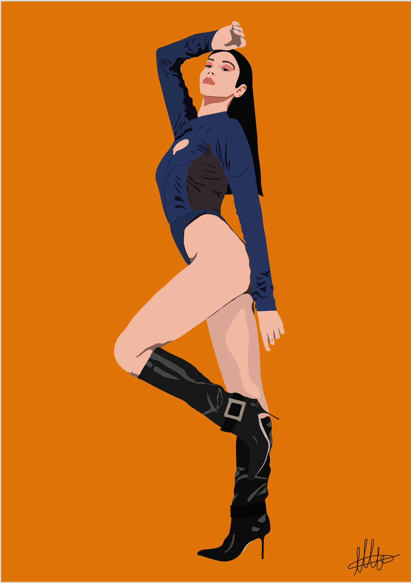 Nome do produto  Poster Dua Lipa