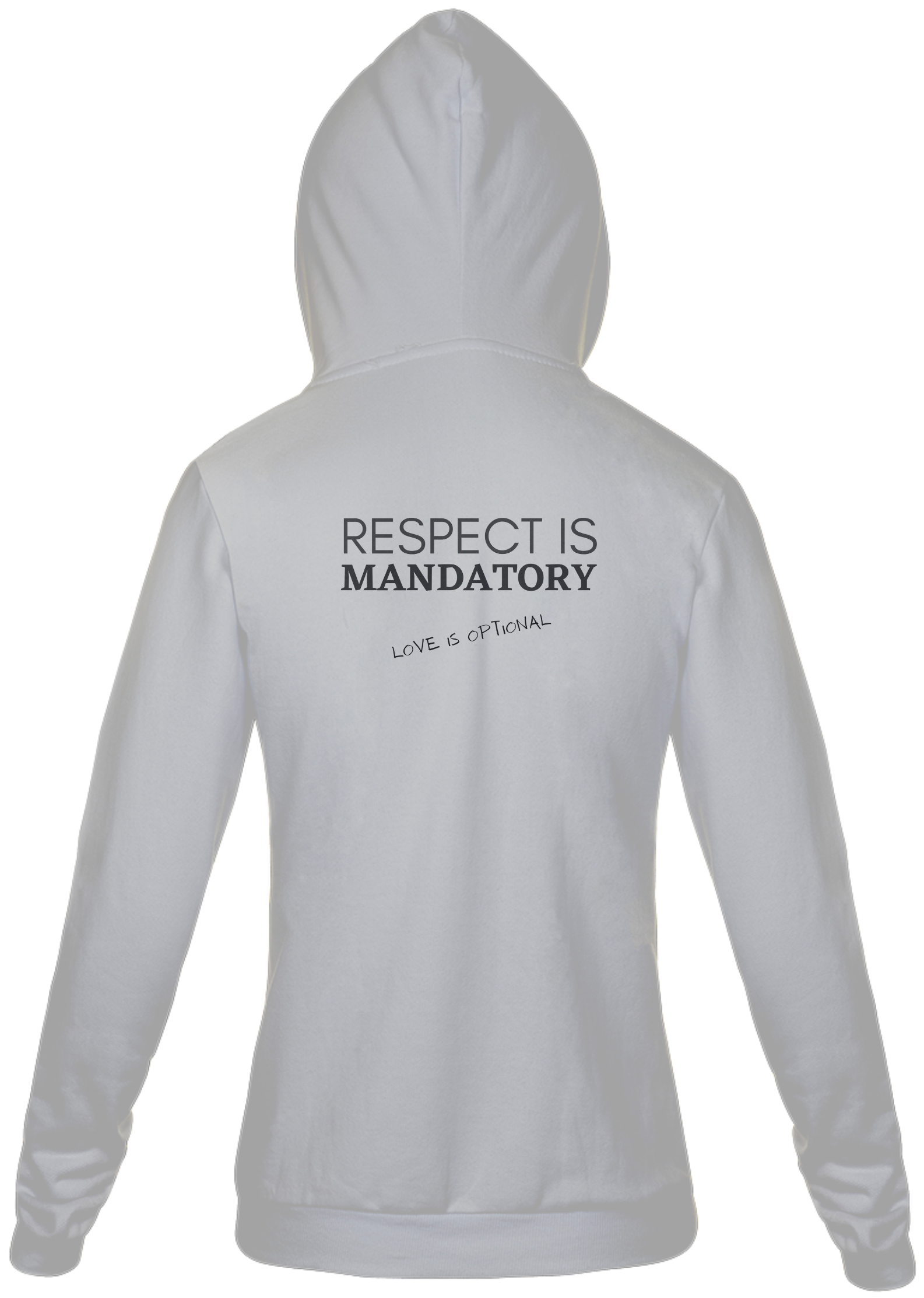Nome do produto  Respect is Mandatory, Love is optional