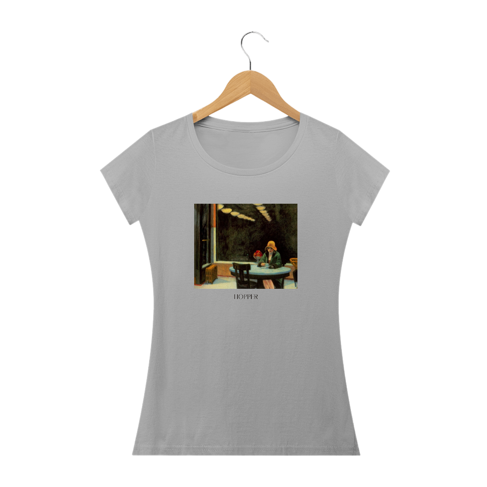 Femme seule au café - Hopper