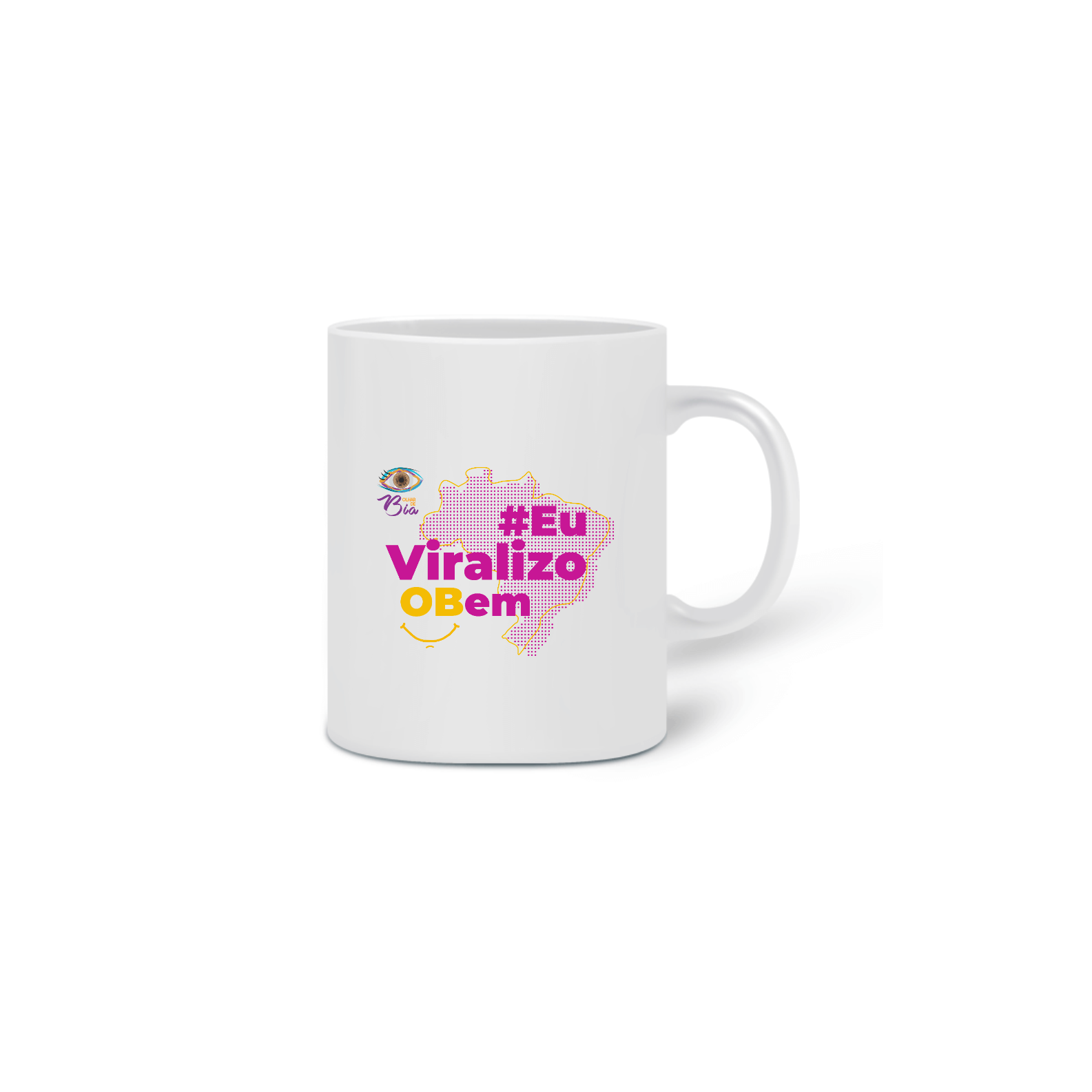 Nome do produto  Caneca - Eu viralizo o bem