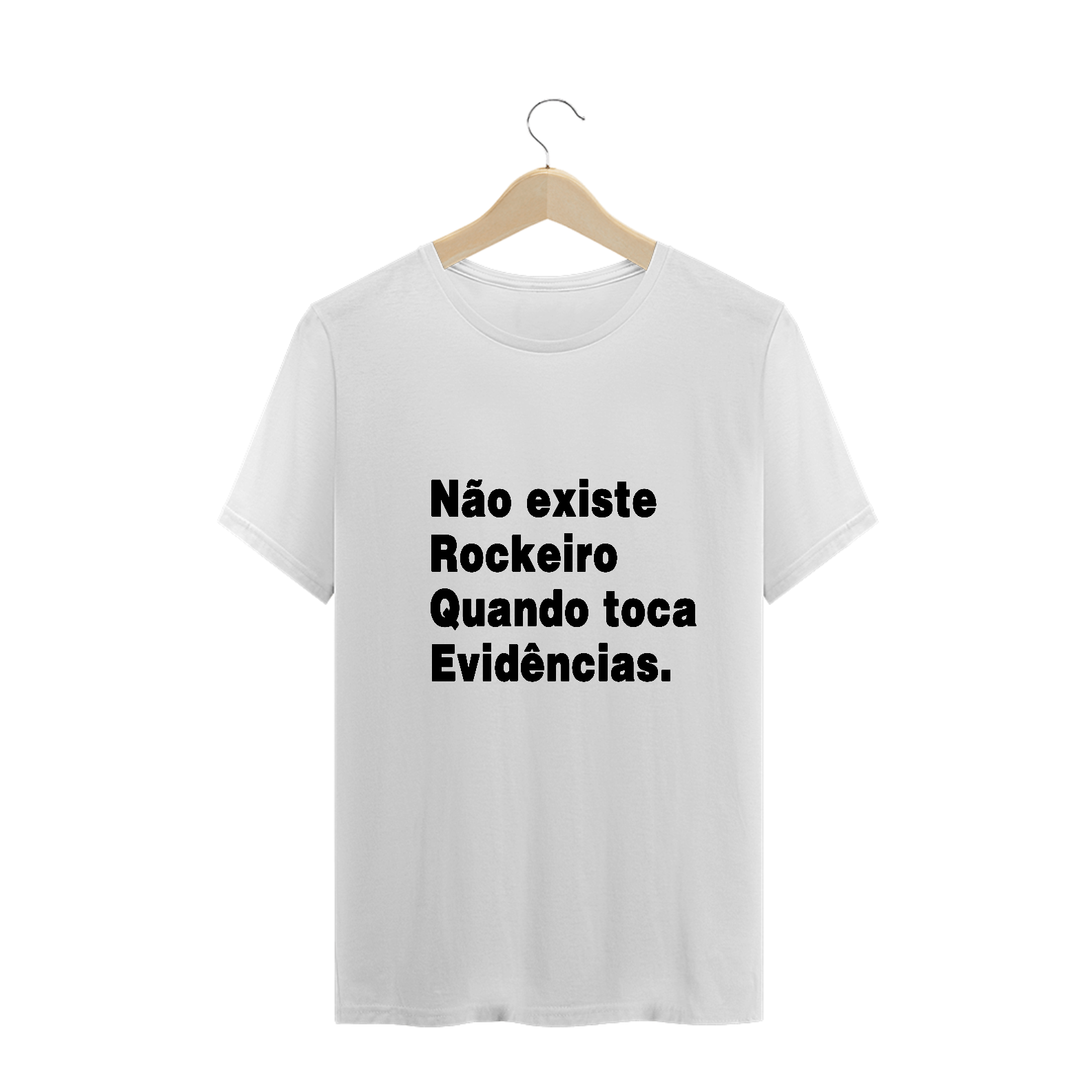 Não existe rockeiro quando toca evidências