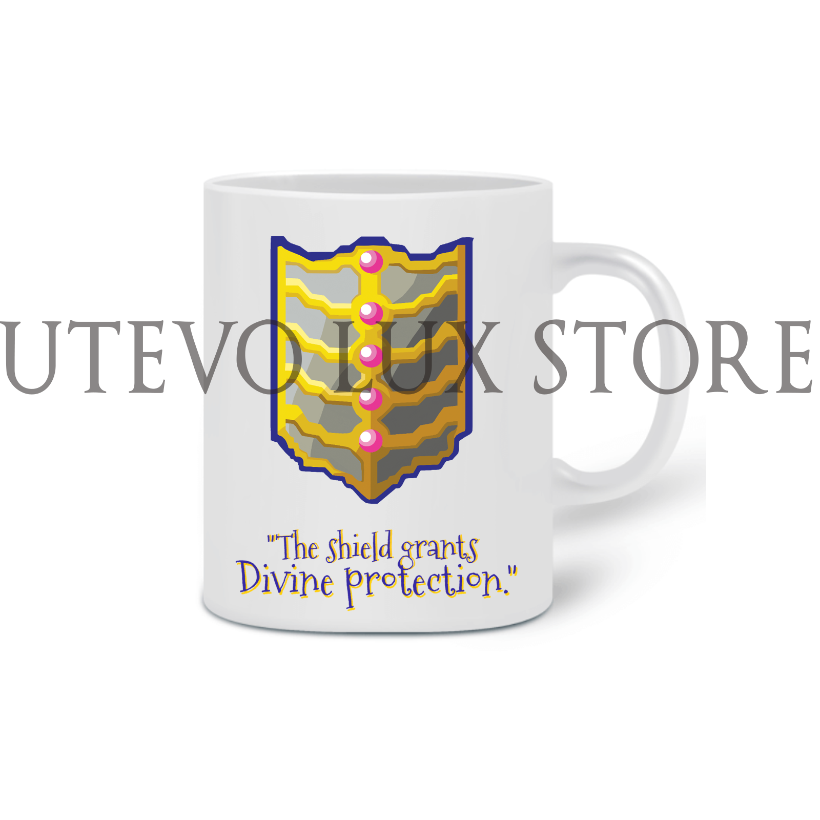 Nome do produto  Caneca Blessed Shield