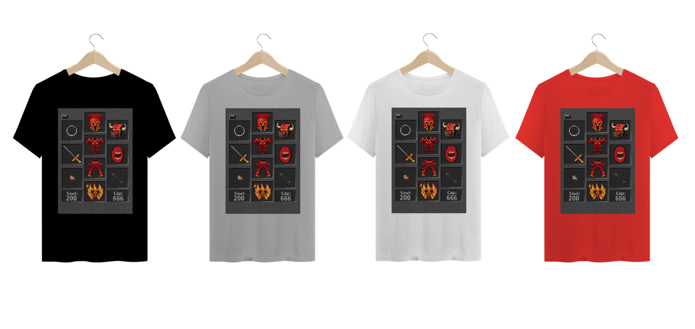 Nome do produto  Camiseta Knight Sword Demon Set