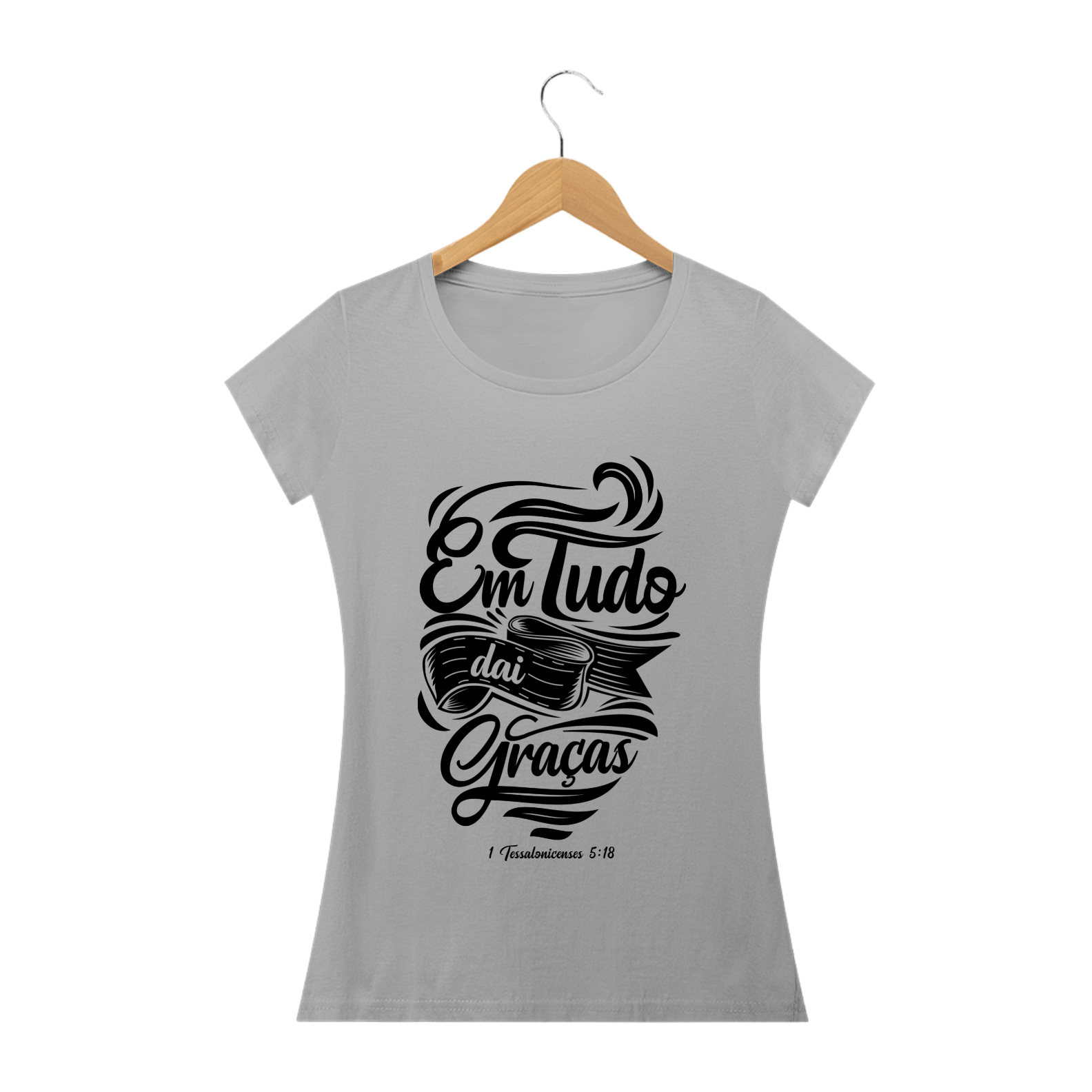 Nome do produto  Camisa Femin. Seja Grato ST2