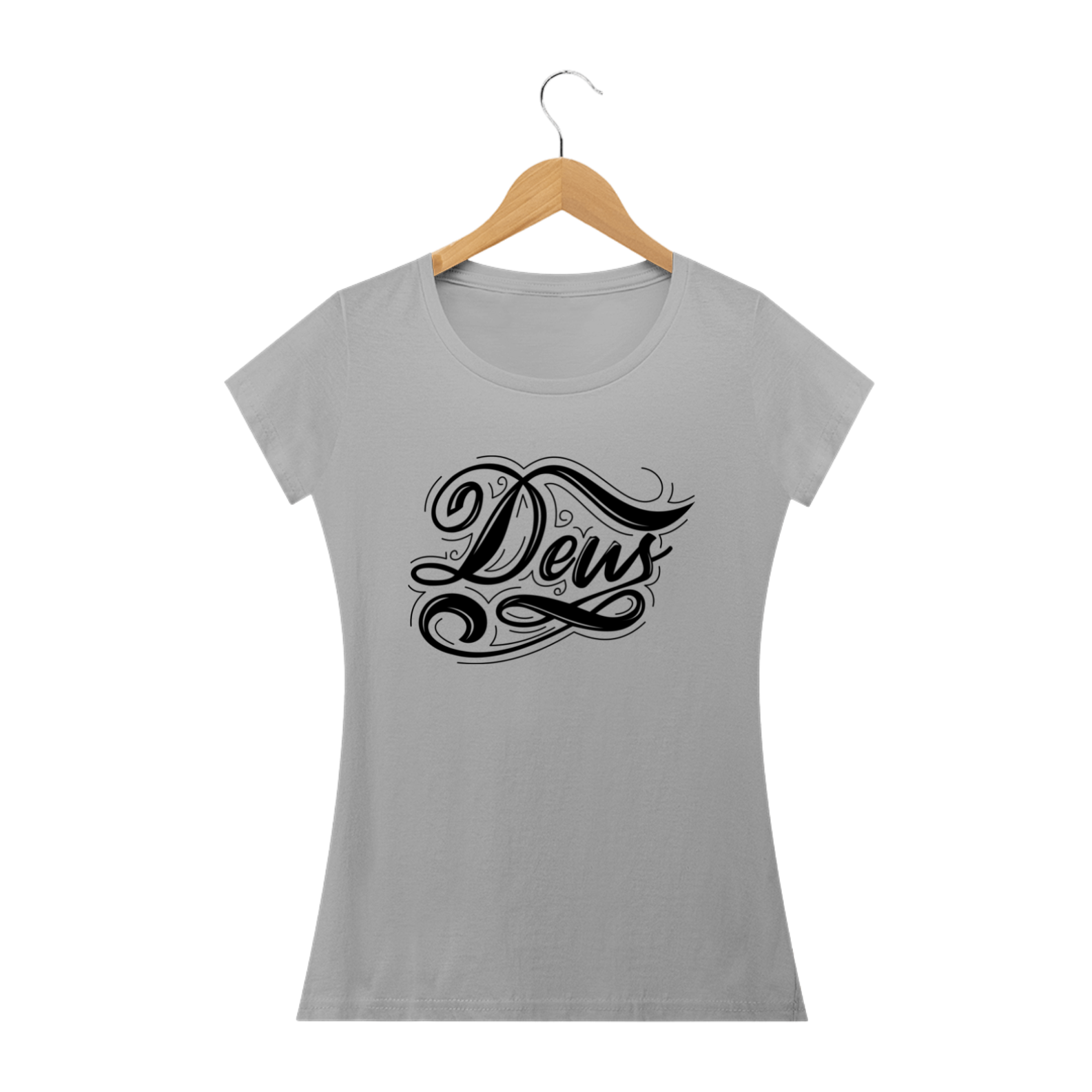 Nome do produto  Camisa Femin. Deus  ST