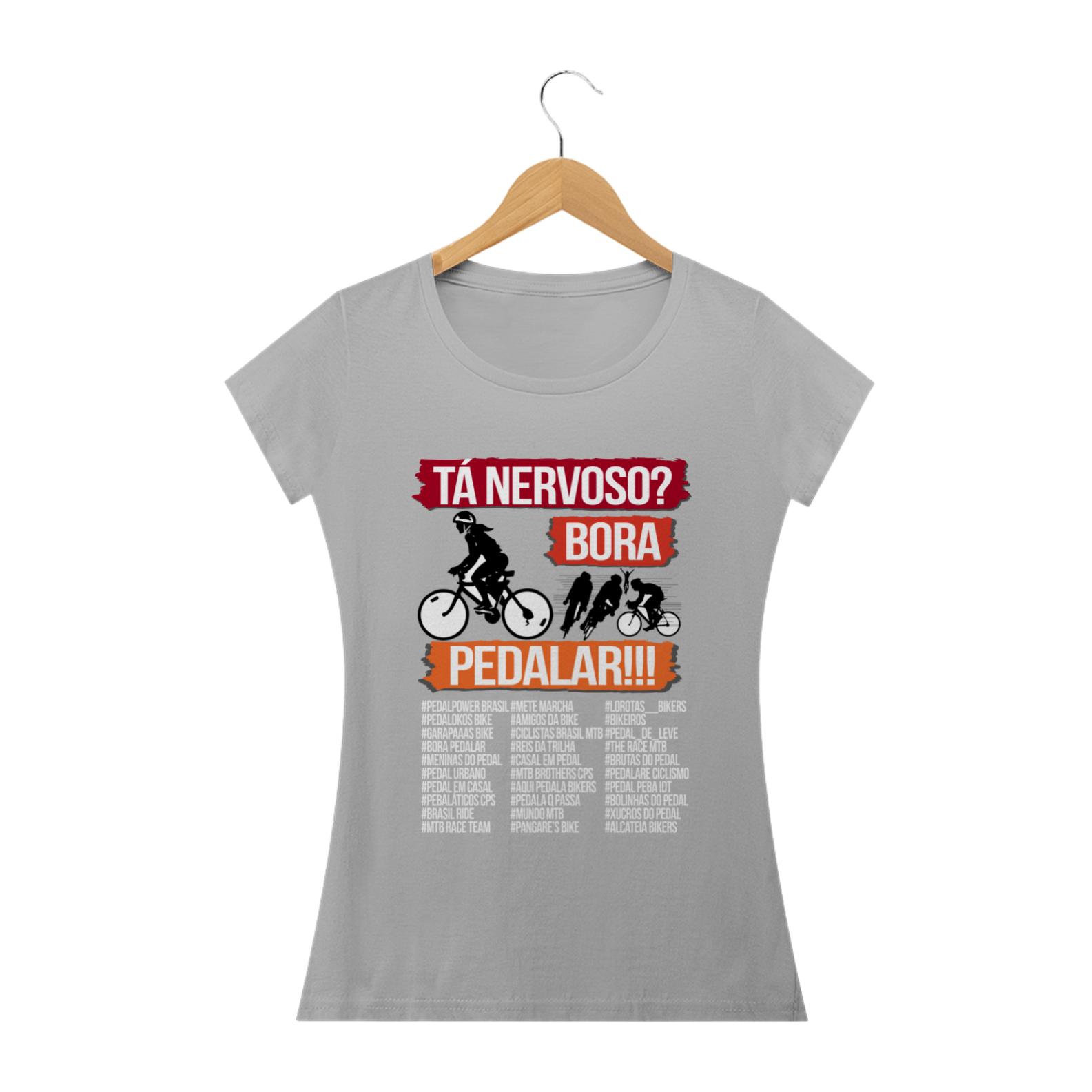 Nome do produto  Coleção Pedal - Bora Pedalar Femin. - Orange II