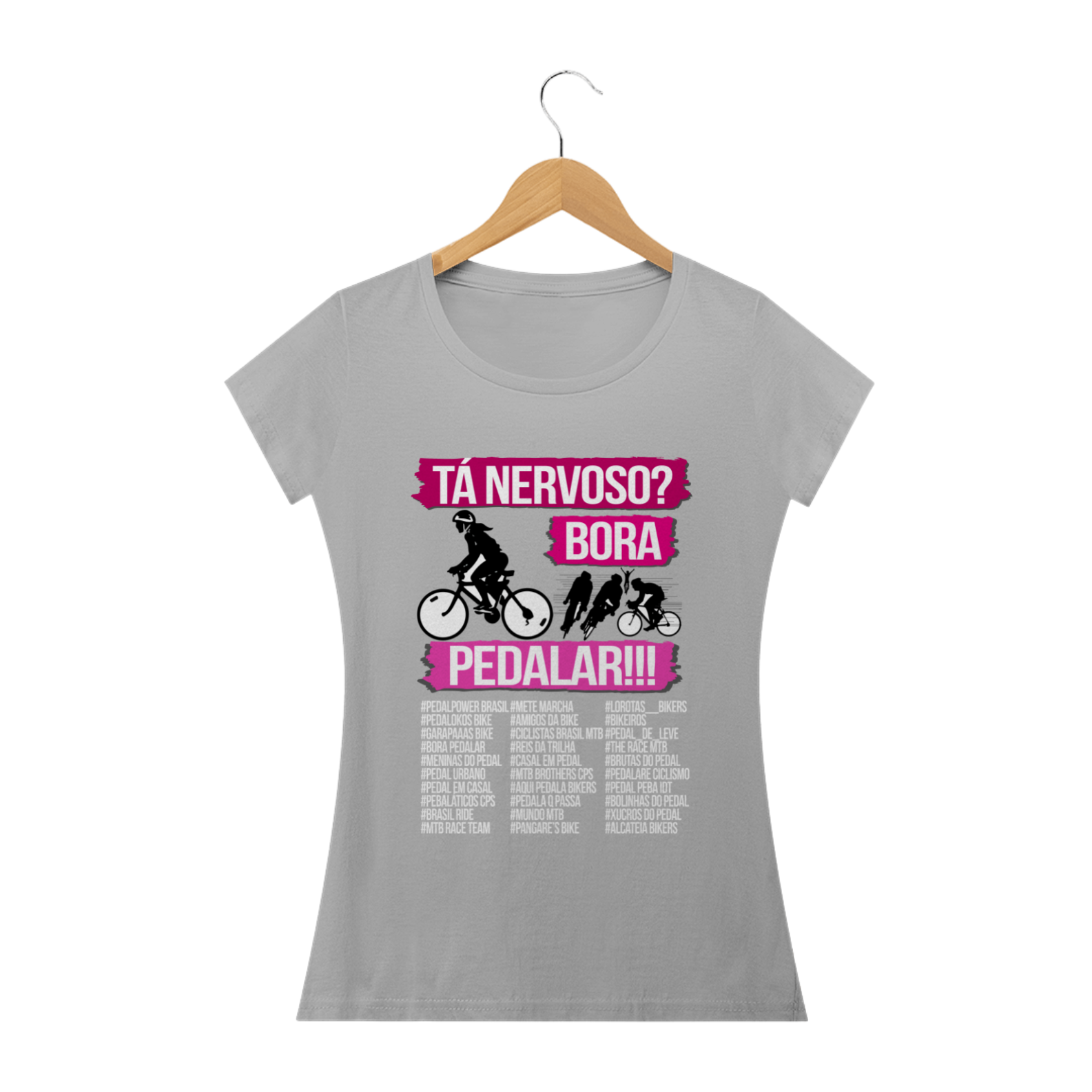 Nome do produto  Coleção Pedal - Bora Pedalar Femin. - Pink III