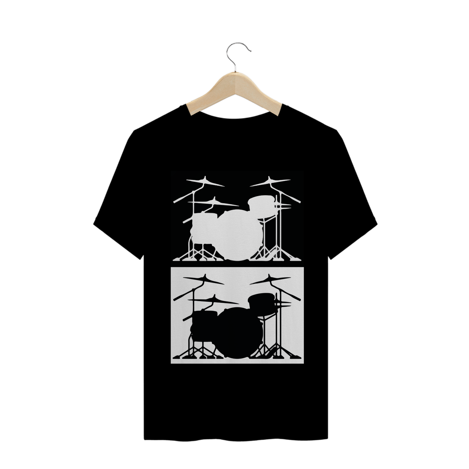 Nome do produto  Coleção do Batera - Drum B&W - Masculino