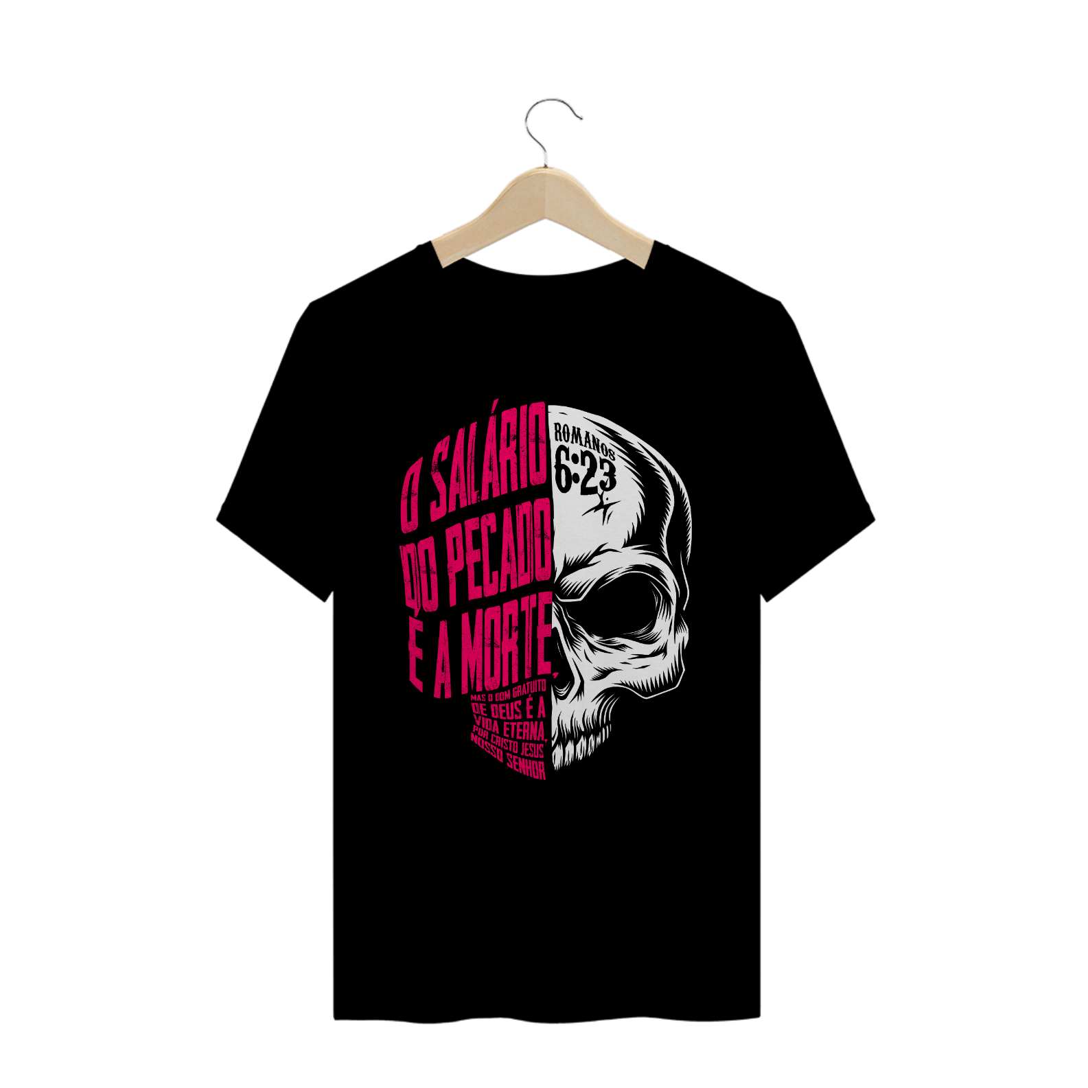 Nome do produto  Camisa Masc. Romanos 6:23 ST