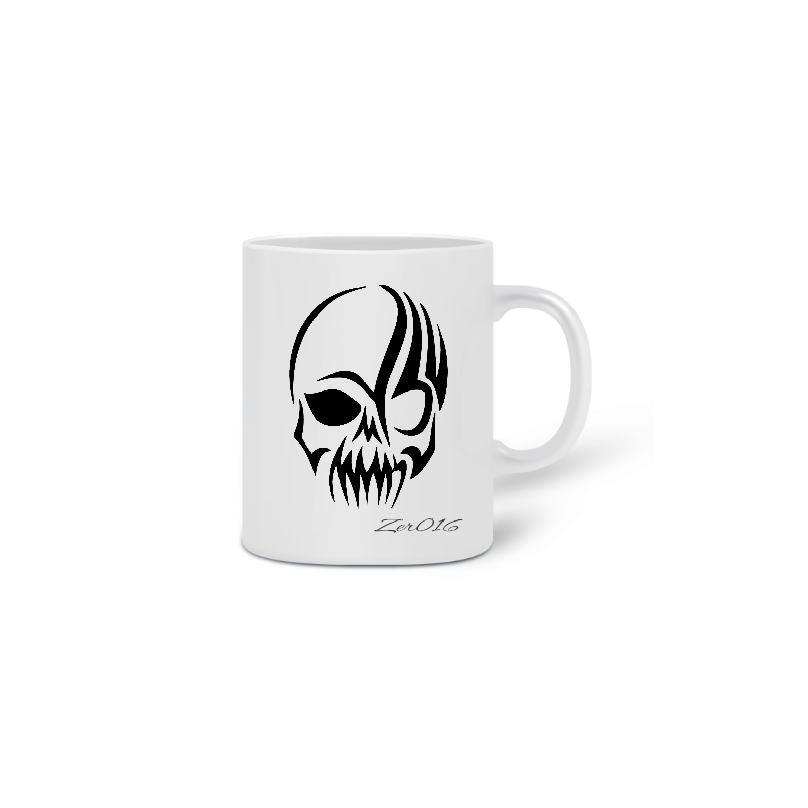 Nome do produto  Caneca Tribal Skull