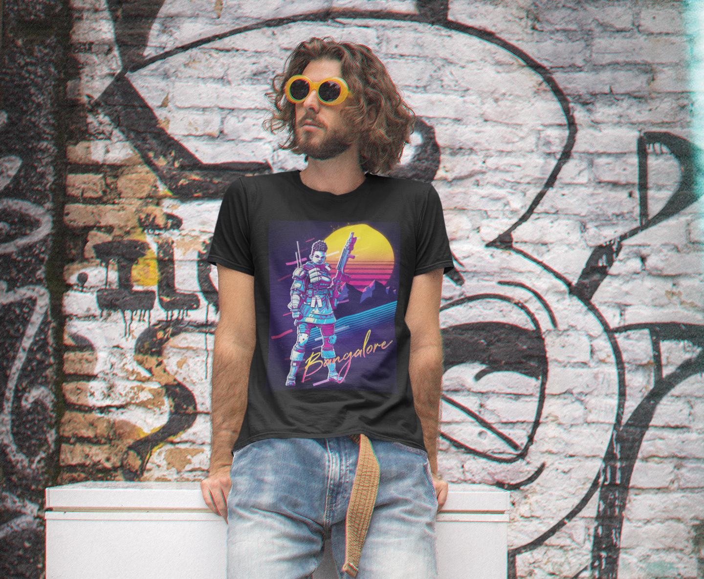 Nome do produto  Camisa Apex Legends - Bangalore Retrowave