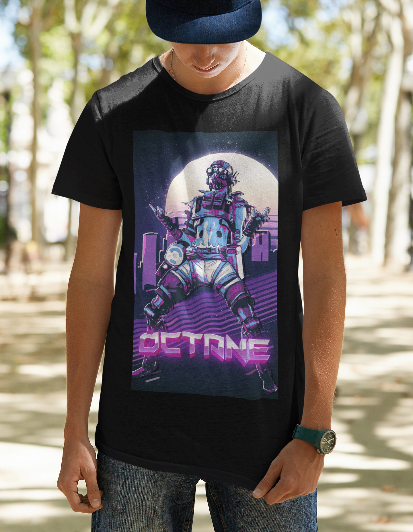 Nome do produto  Camisa Apex Legends - Octane retrowave