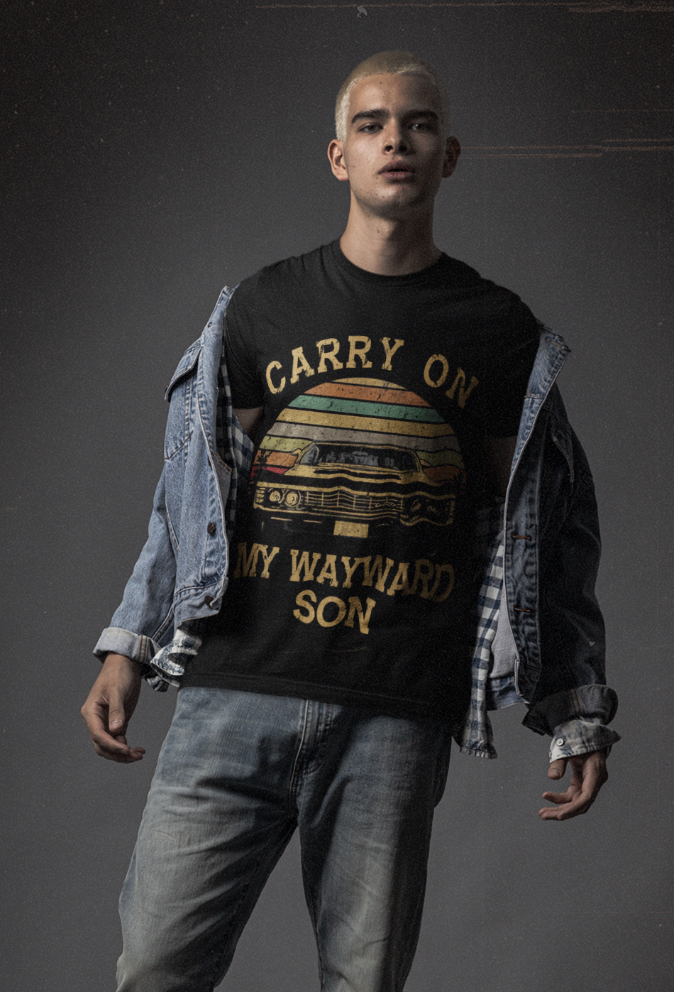 Camisa Carry On My Wayward Son - Supernatural/Kansas