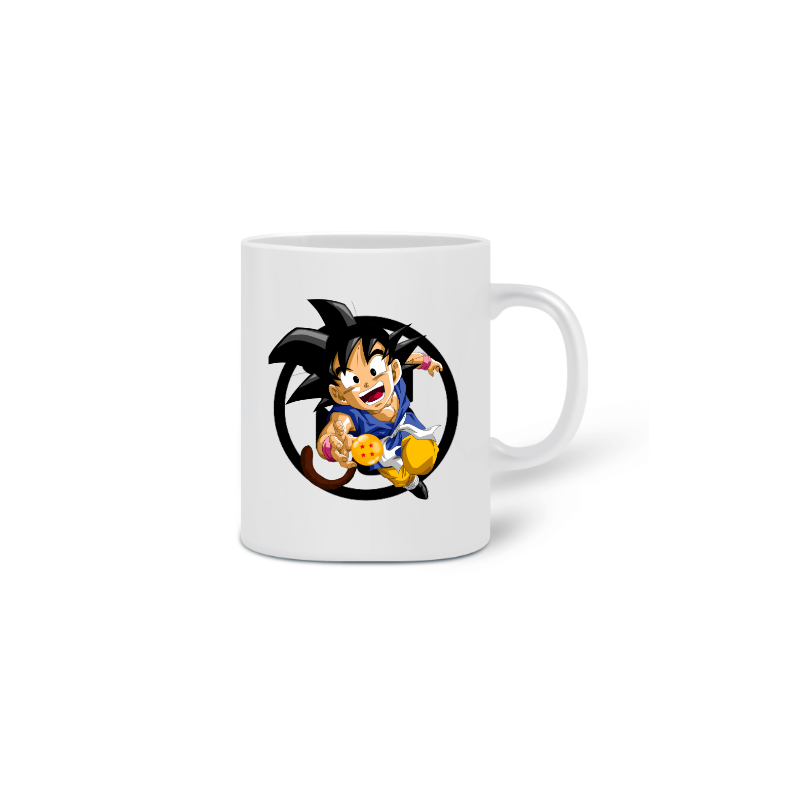 Nome do produto  Caneca Turminha da Lyne - Goku Criança