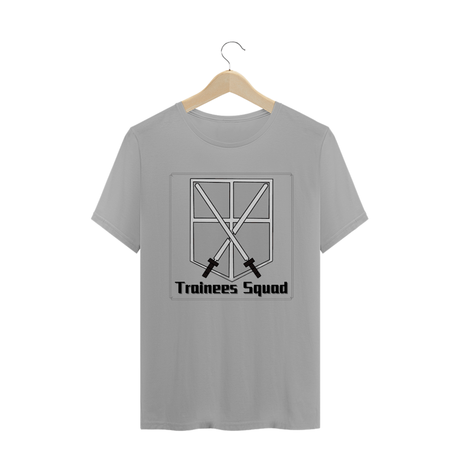 Nome do produto  T-Shirt Attack on Titan - Trainees Squad