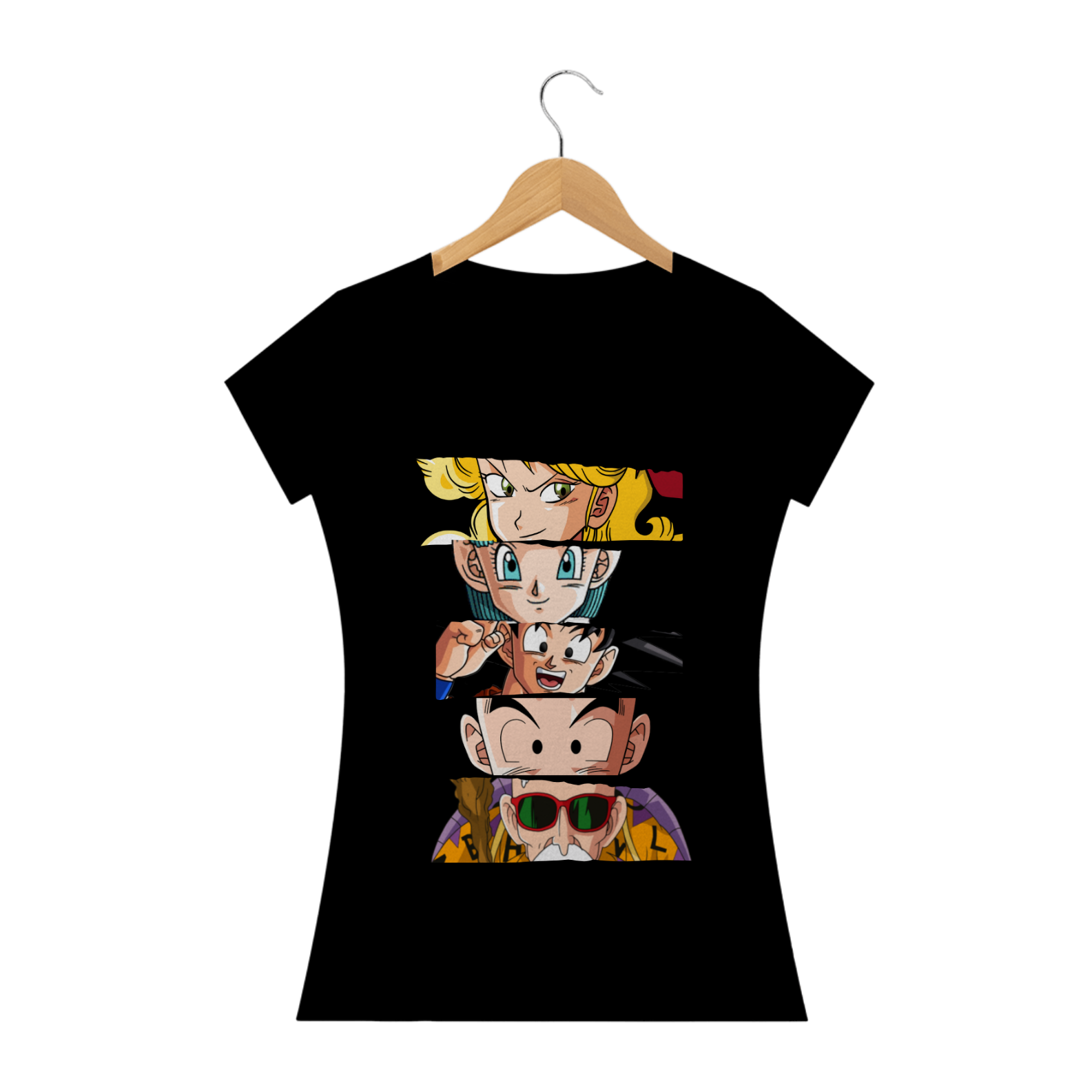 Nome do produto  Baby look Turminha da Lyne Personagens