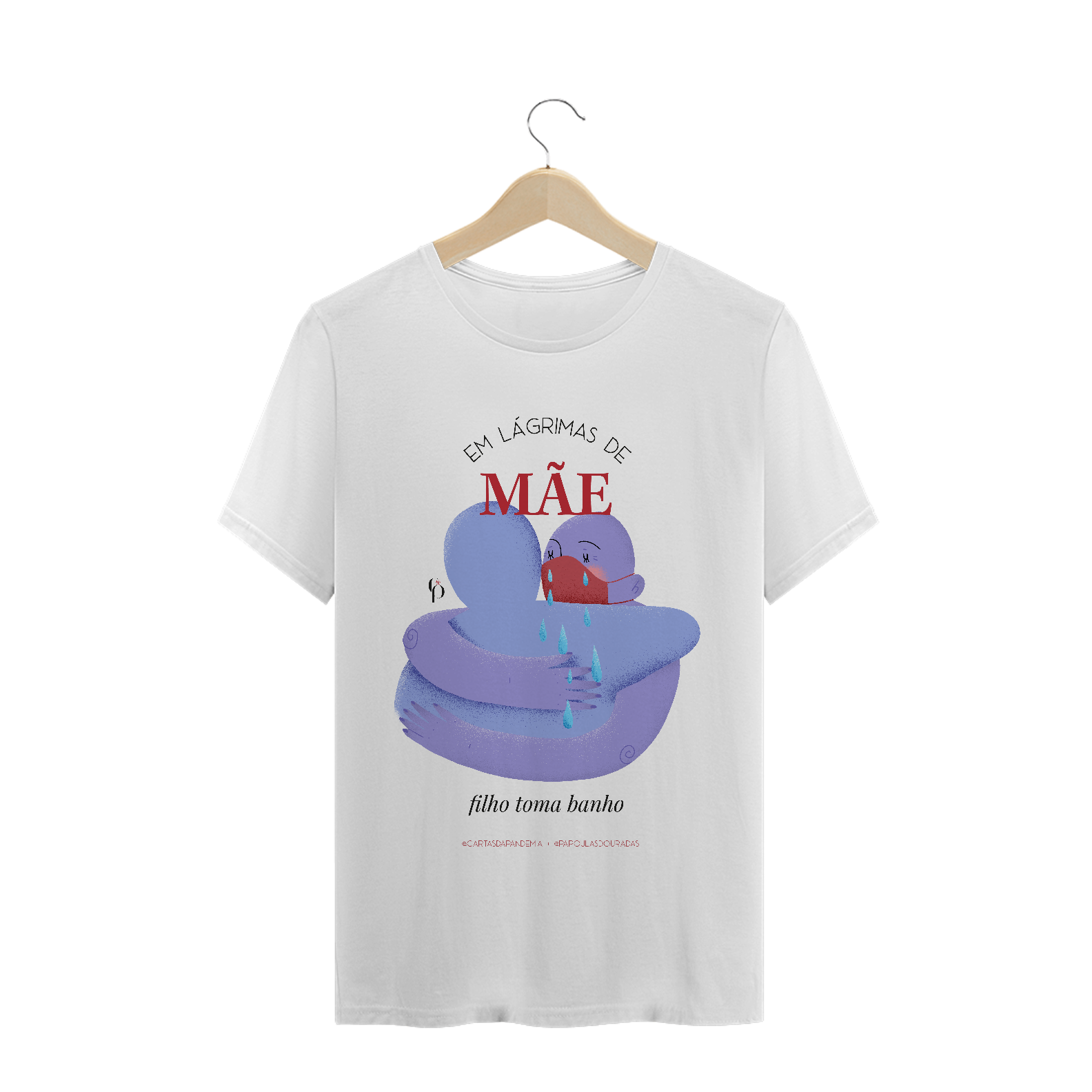 Nome do produto  Camiseta Mãe branca