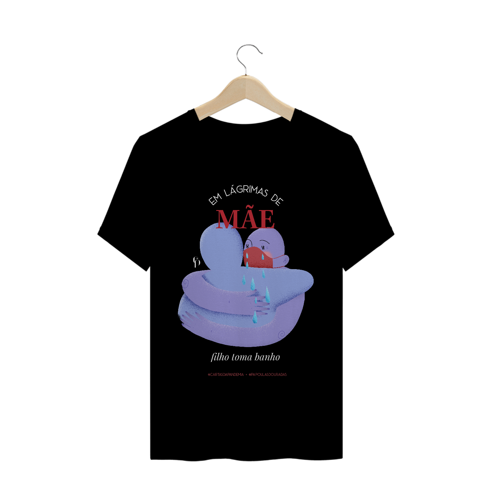 Nome do produto  Camiseta Mãe preta