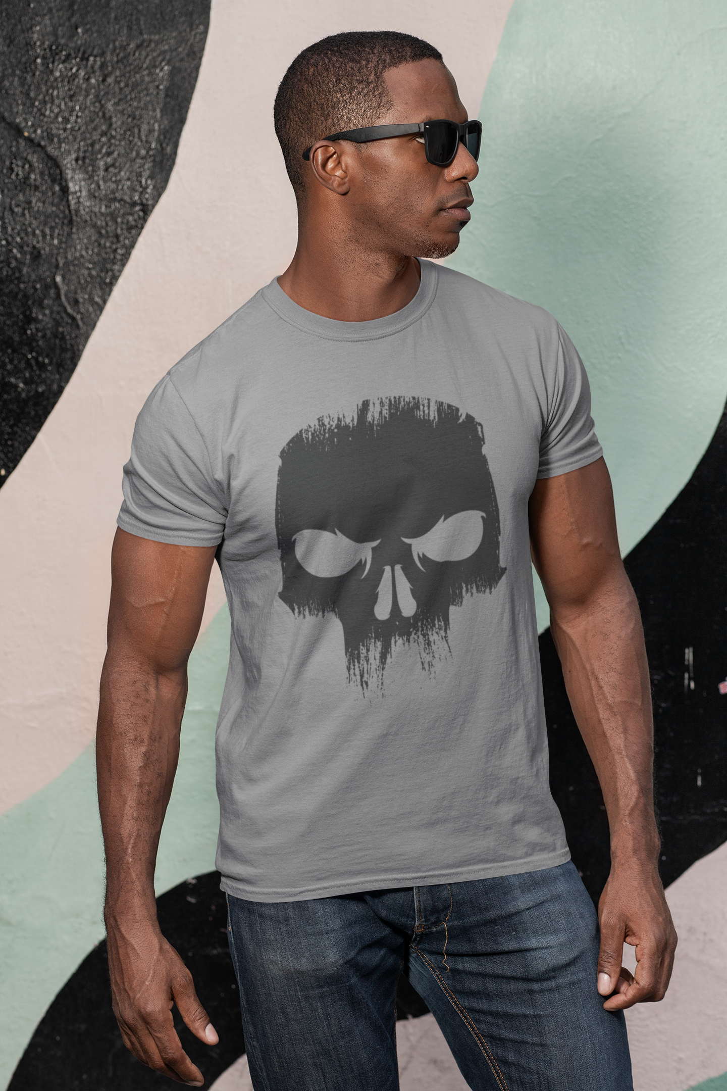 Nome do produto  Angry Skull - Camiseta Gamer