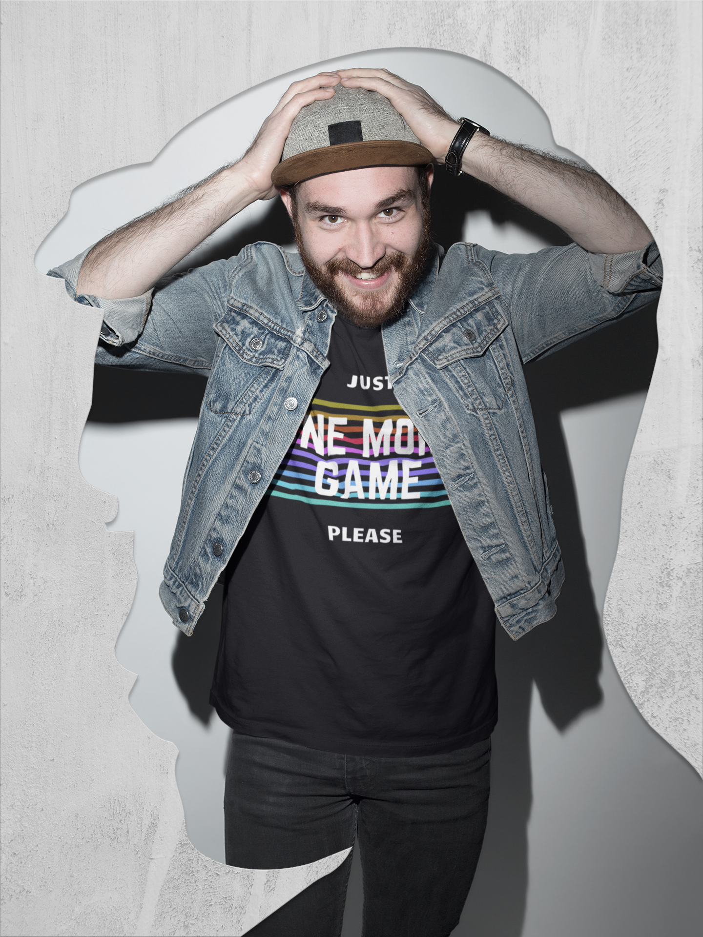Nome do produto  Just one more game please, camiseta gamer