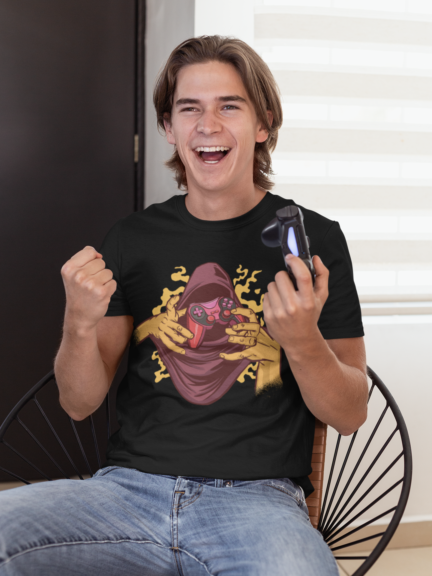 Nome do produto  Magic Joystick - camiseta gamer