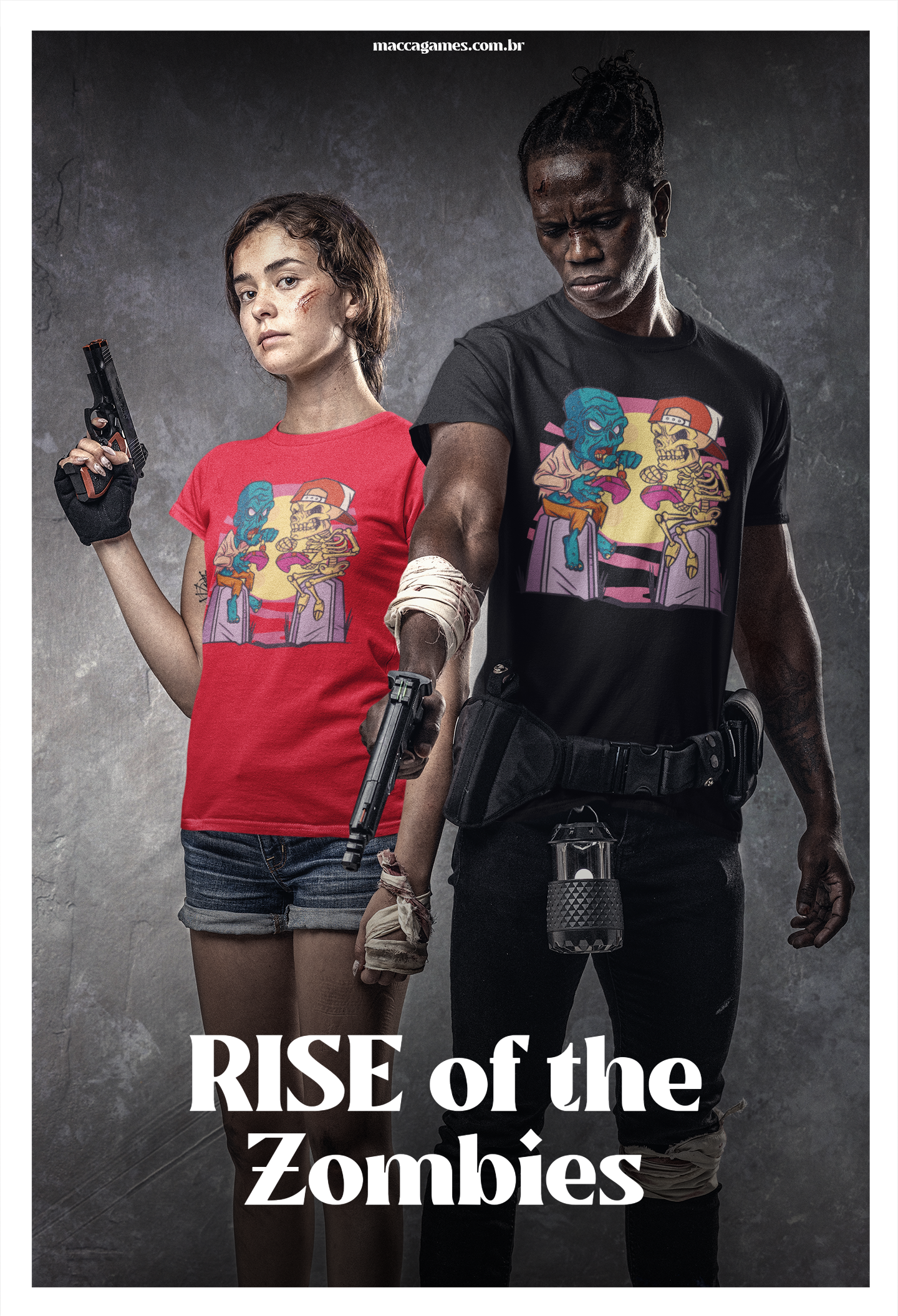 Nome do produto  Zombies Gamer tshirt