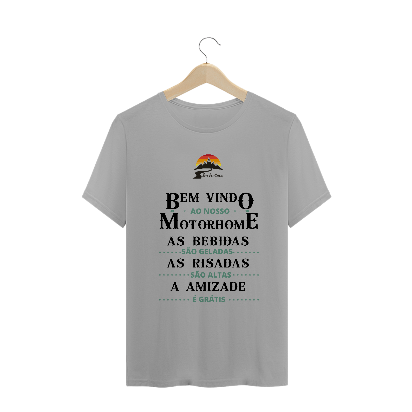 Nome do produto  Camiseta Bem Vindo- Sem Fronteiras