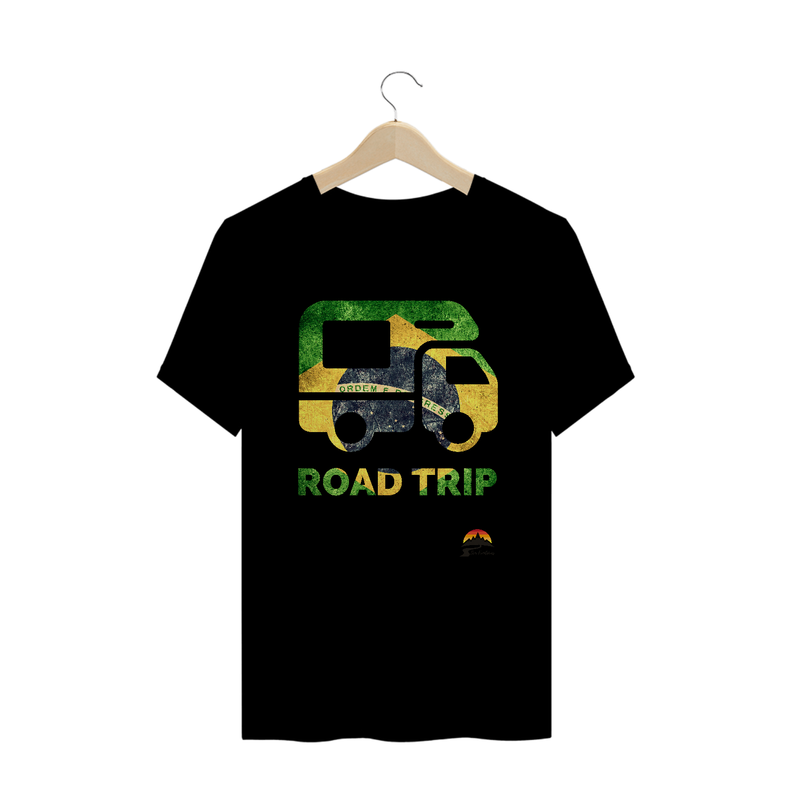Nome do produto  Camiseta ROAD TRIP BRASIL - Sem Fronteiras