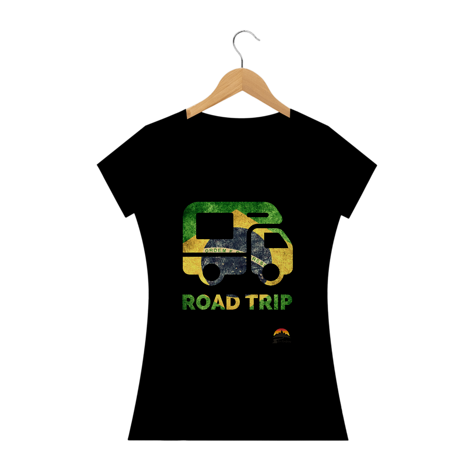 Nome do produto  Baby Look ROAD TRIP BRASIL - Sem Fronteiras