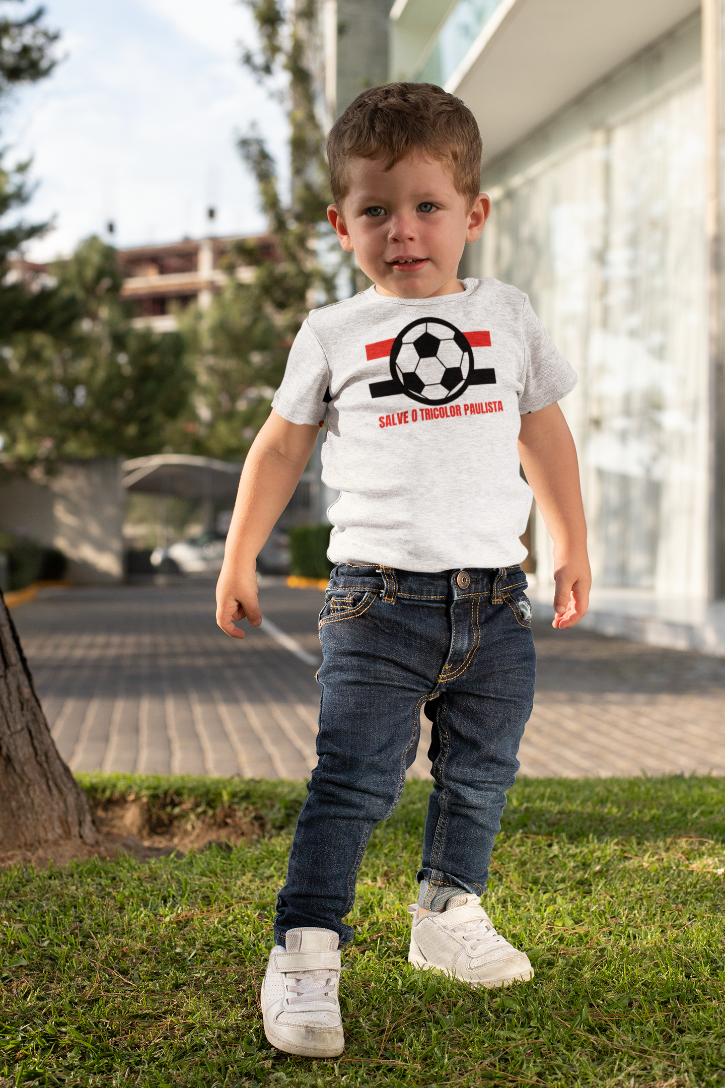 CAMISETA INFANTIL 2 Á 8 ANOS TRICOLOR PAULISTA-SOU FÃ 1