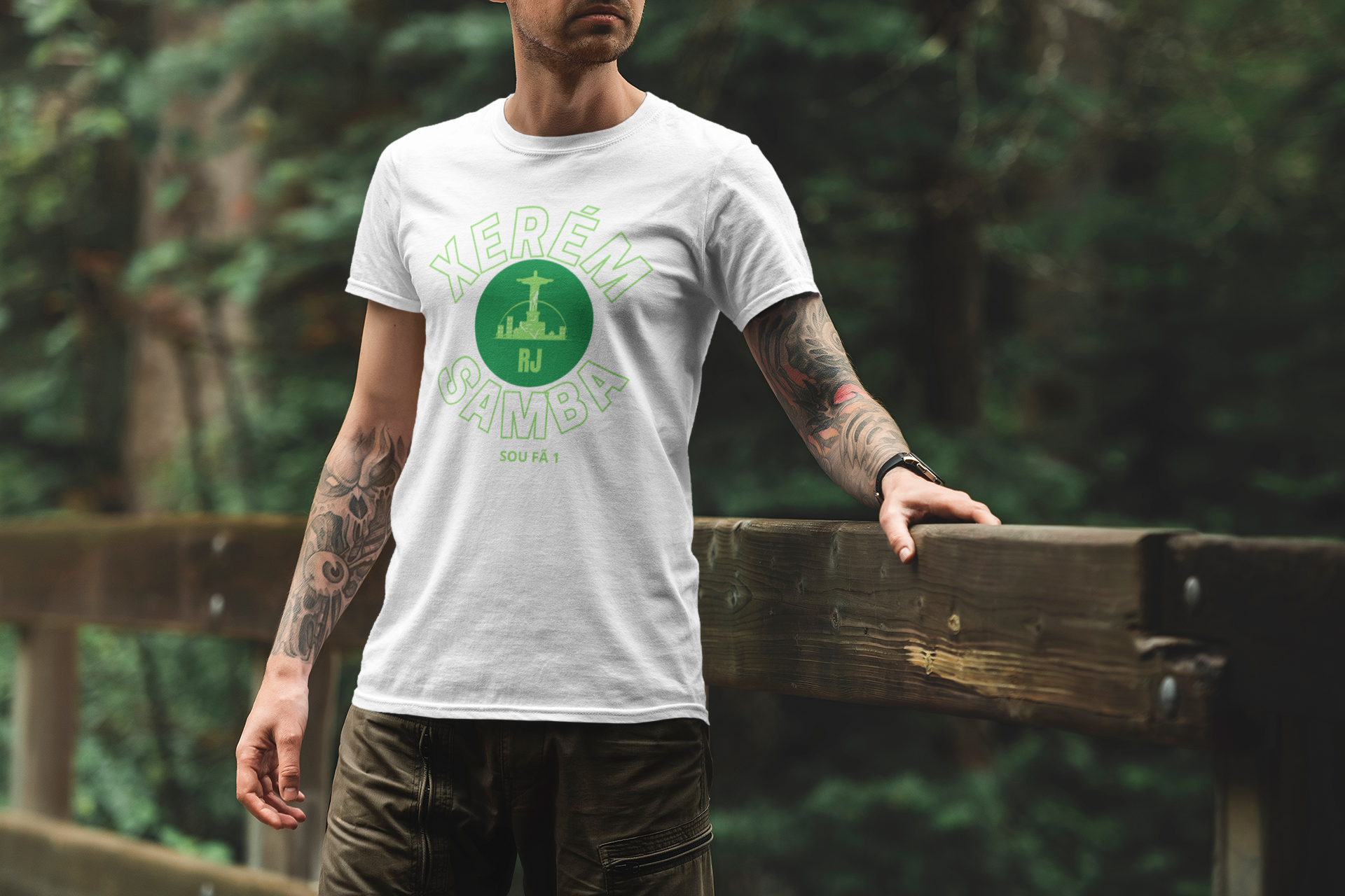 CAMISETA MASCULINA XERÉM-SOU FÃ 1