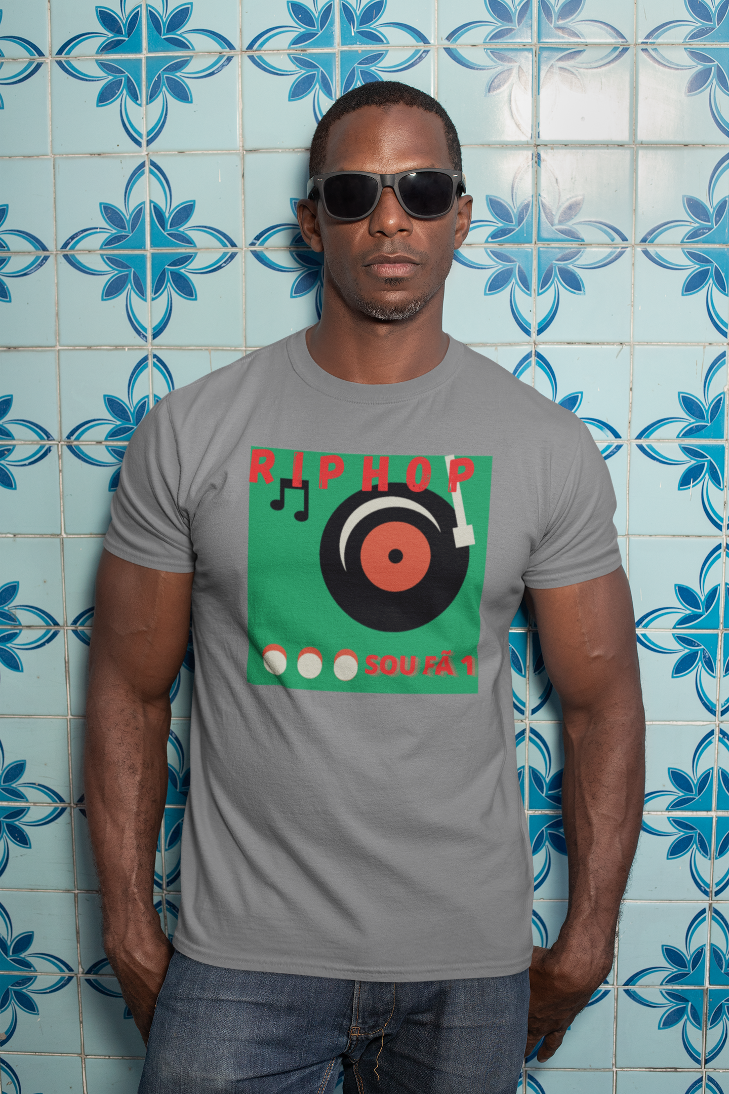 CAMISETA MASCULINA HIP HOP-SOU FÃ 1