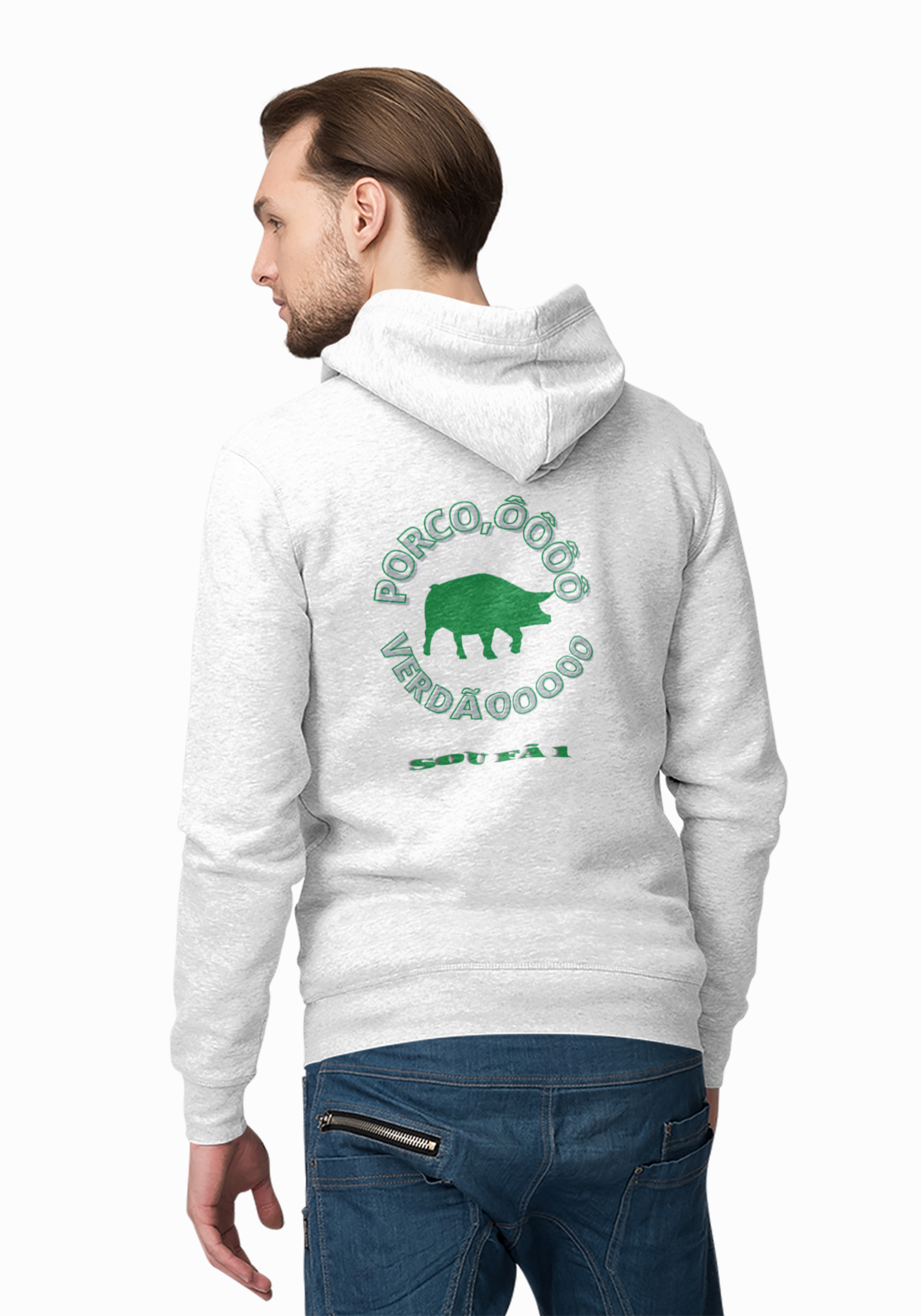 MOLETOM  COM CAPUZVERDÃO -SOU FÃ 1