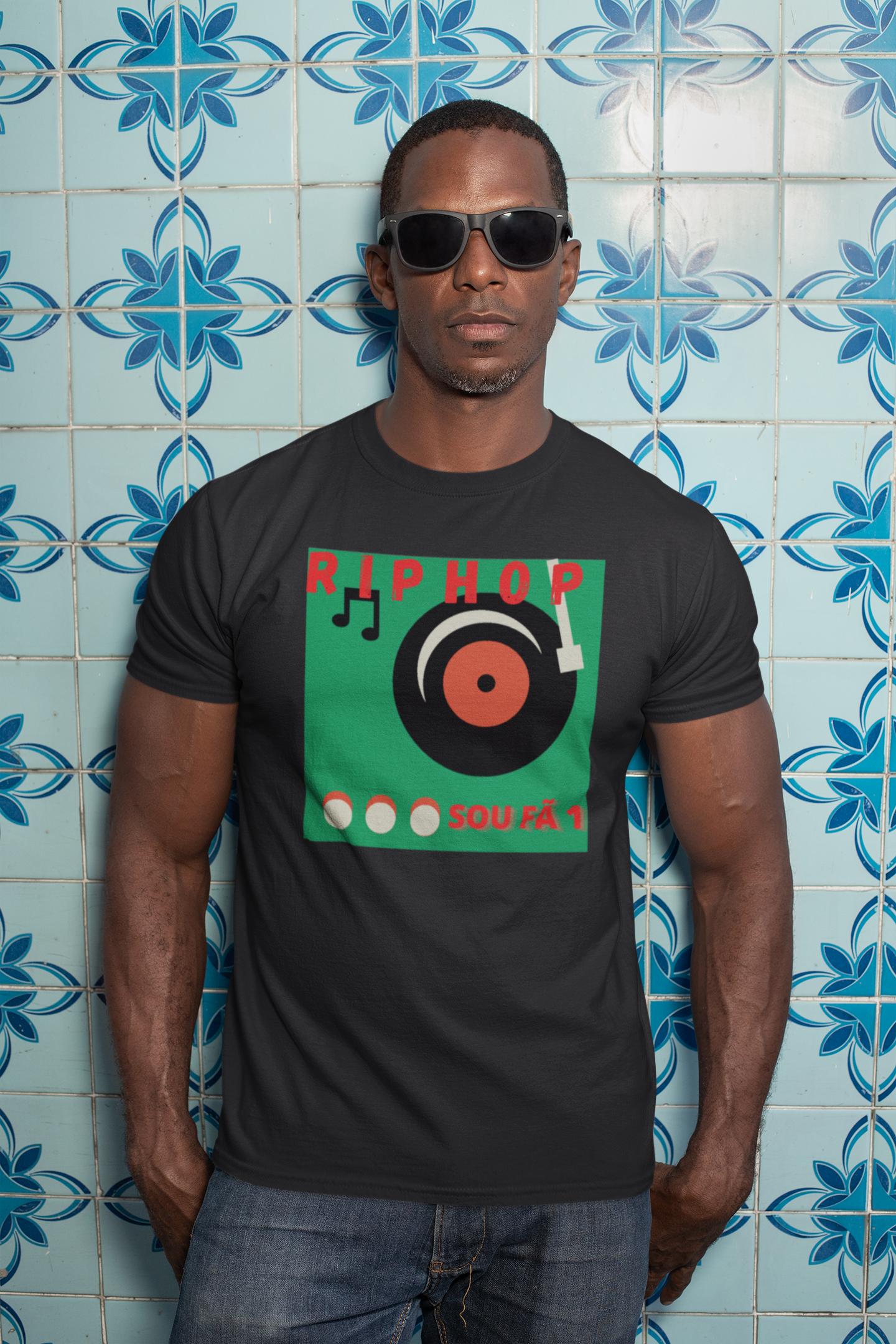 CAMISETA MASCULINA HIP HOP-SOU FÃ 1