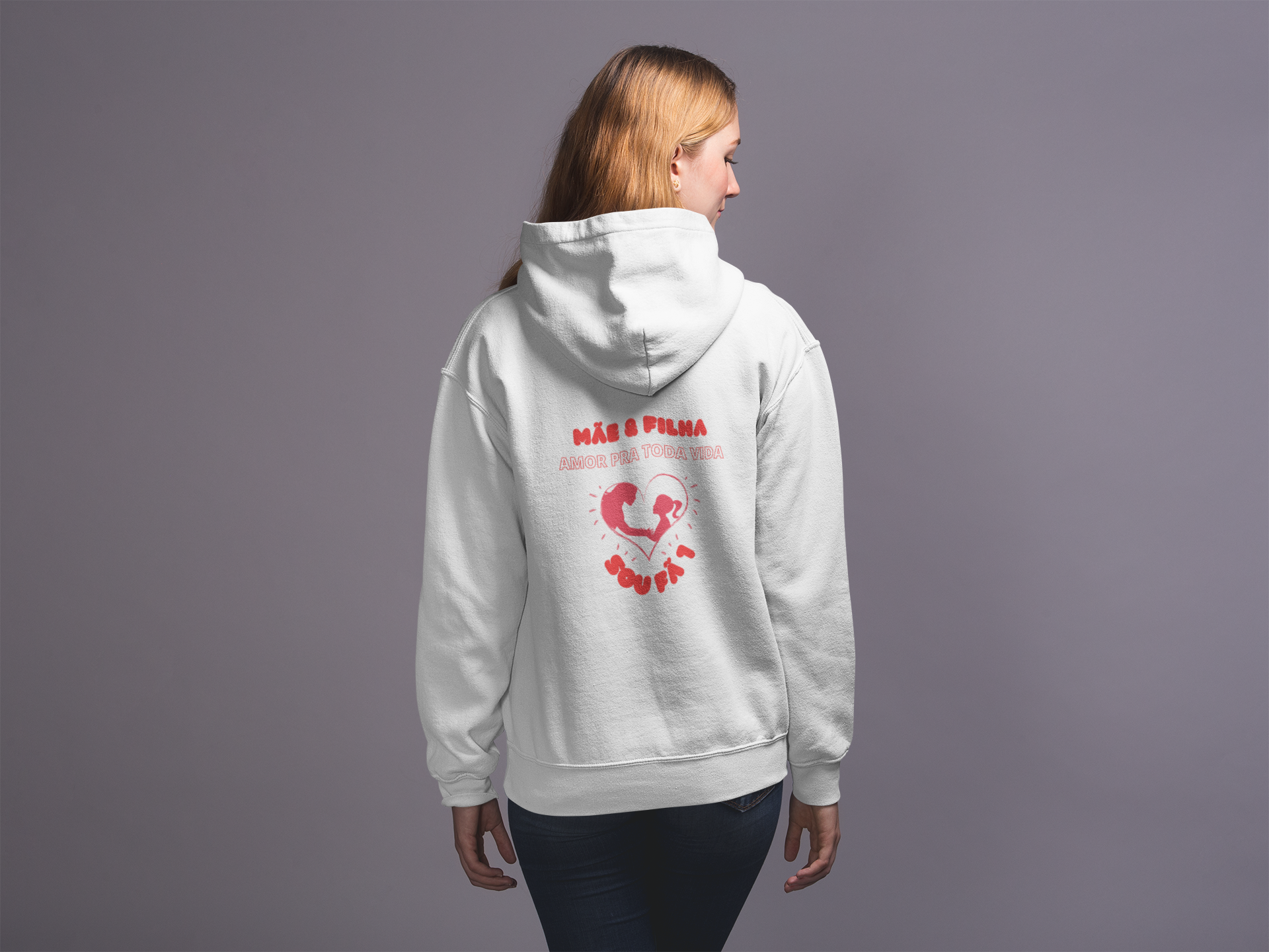 Nome do produto: MOLETOM MÃE E FILHA -SOU FÃ 1