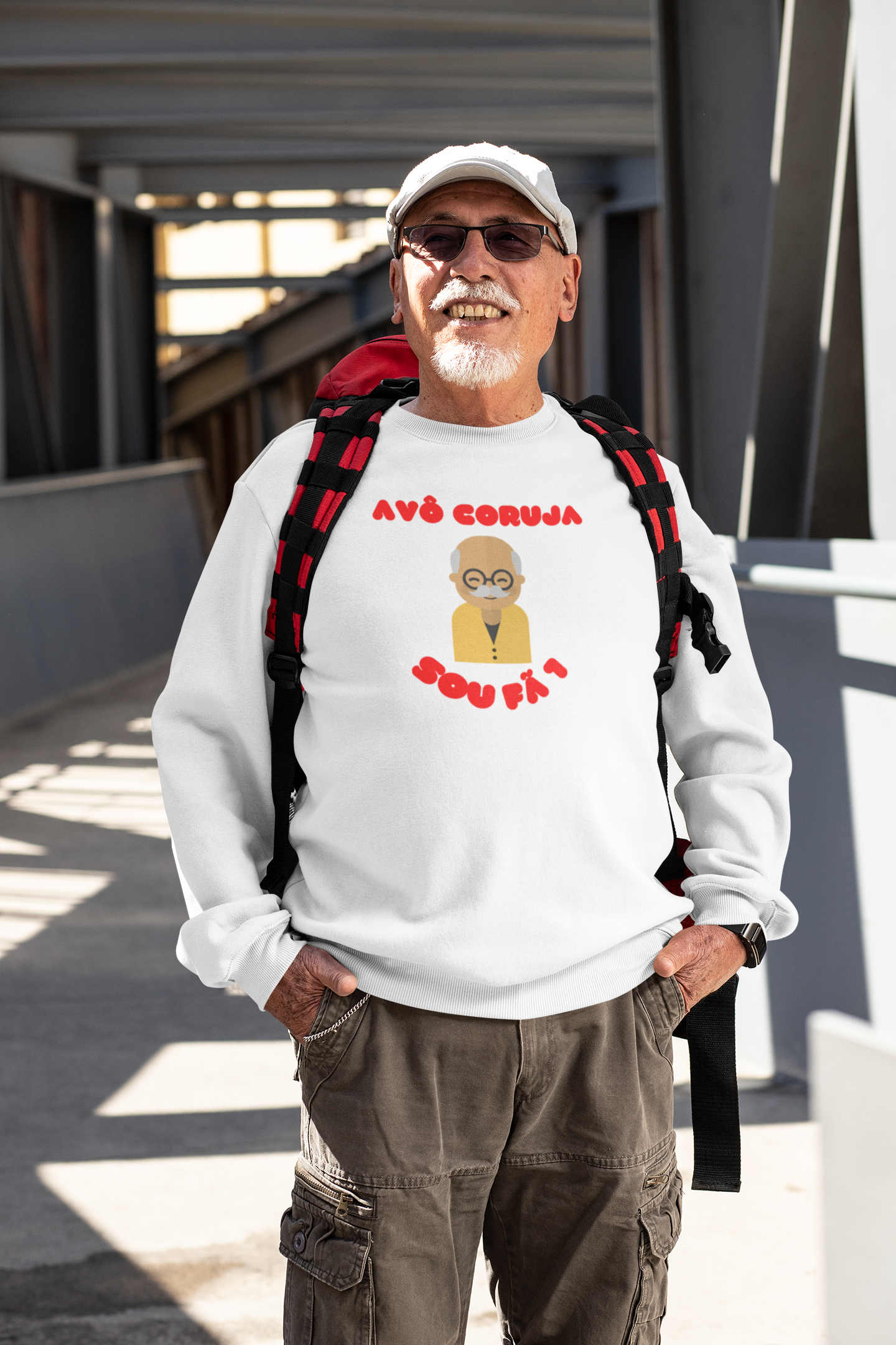 MOLETOM AVÔ CORUJA-SOU FÃ 1