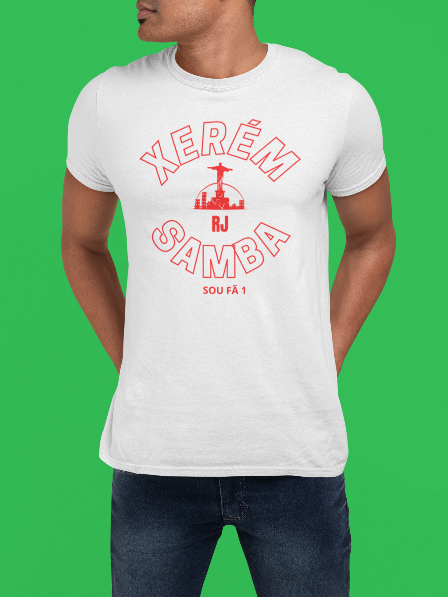 CAMISETA XERÉM VERMELHA-SOU FÃ 1