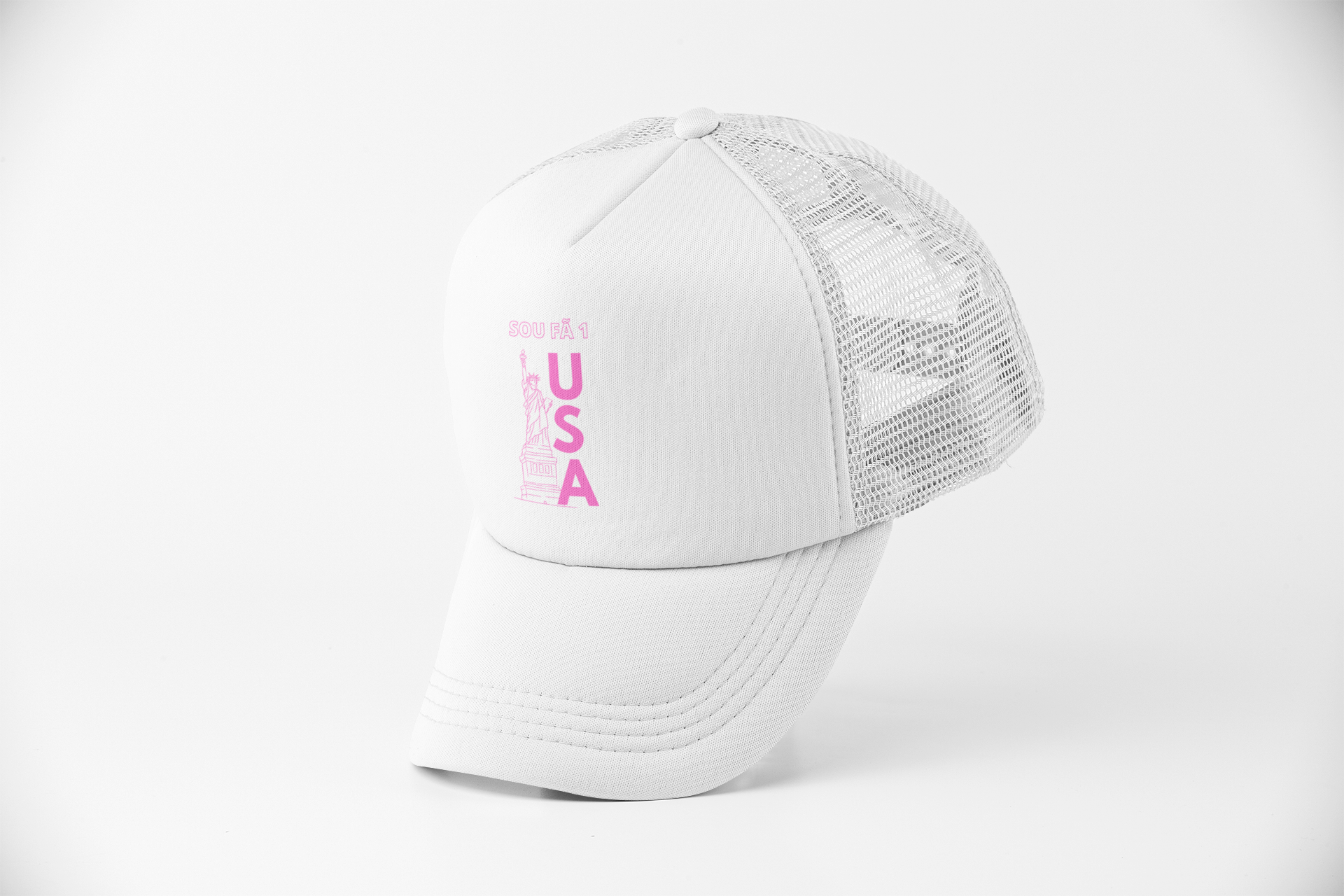 BONÉ USA ROSA-SOU FÃ 1