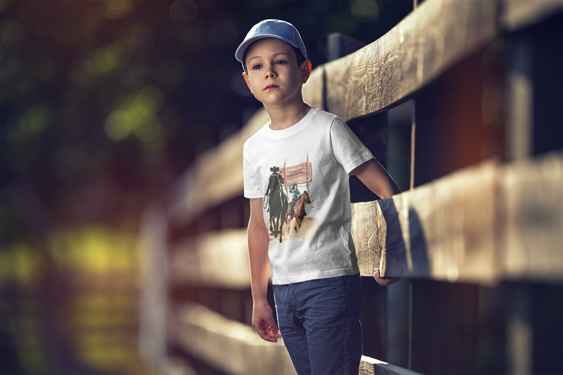 Camiseta Infantil Peão de Boiadeiro