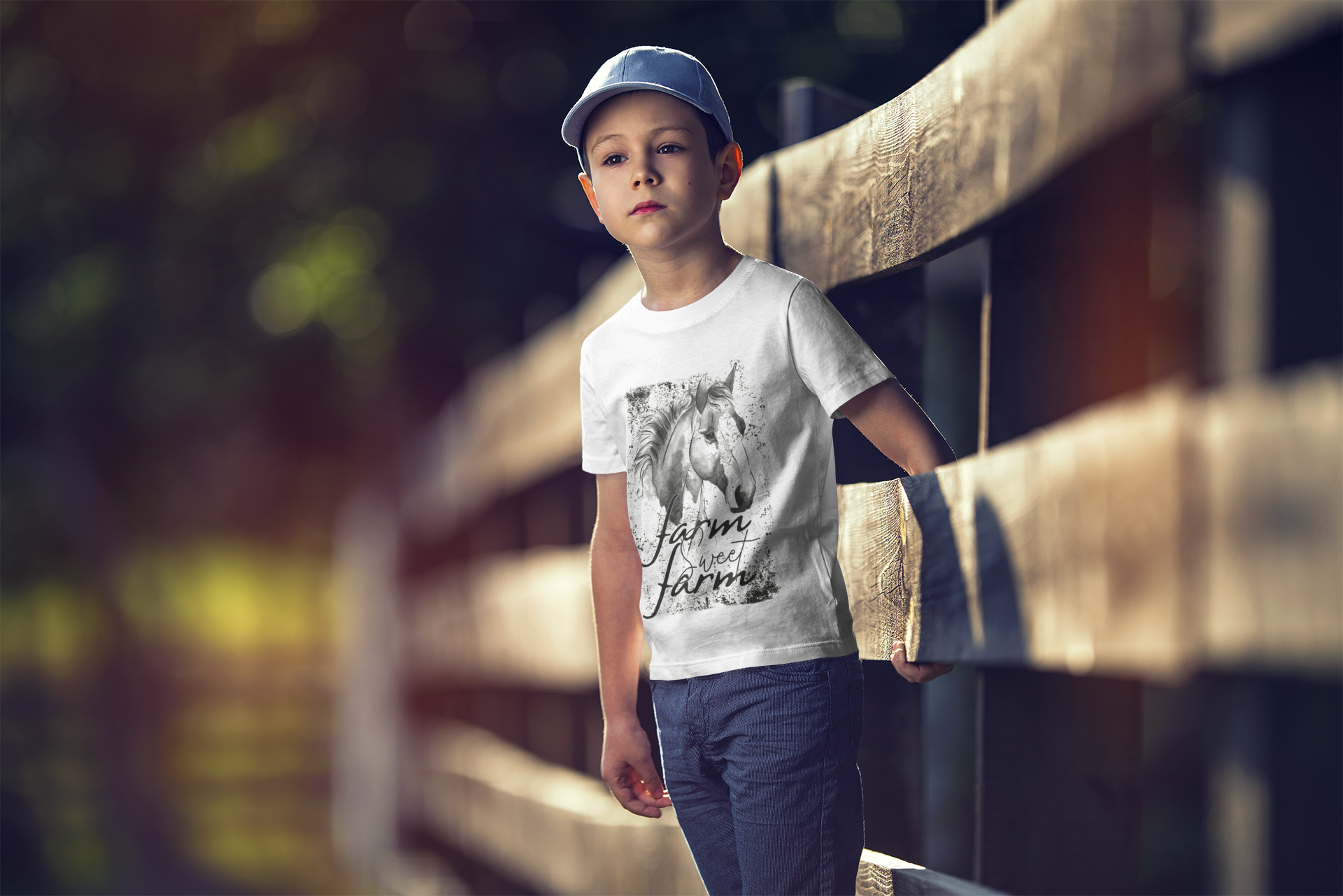 Nome do produto  Camiseta Infantil Farm Sweet Farm