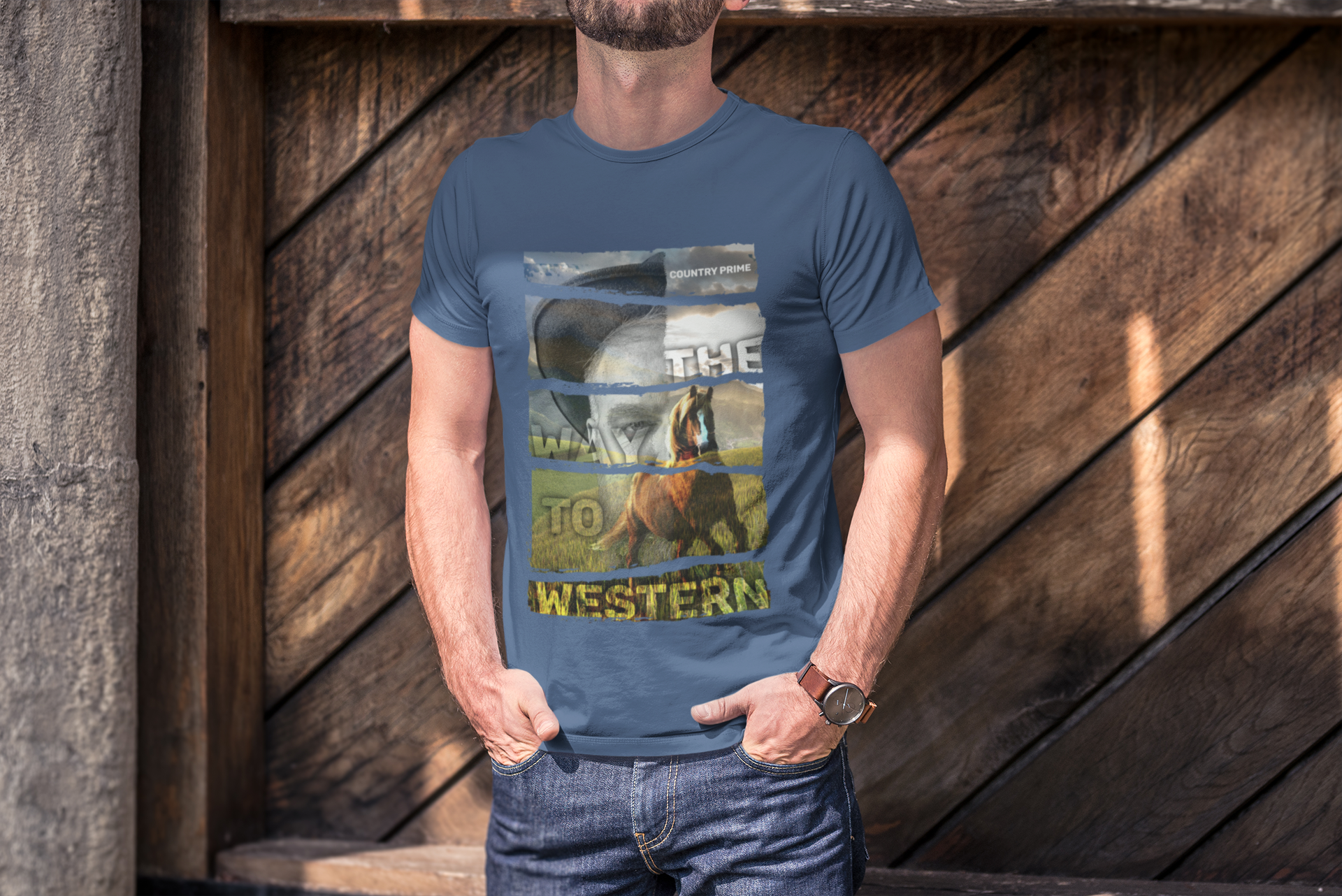 Nome do produto  Camiseta Estonada The Way to Western - Homem