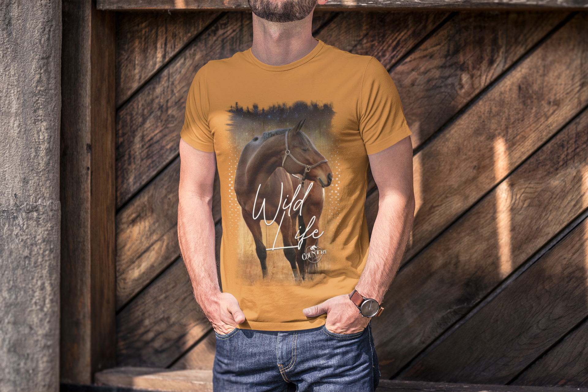 Nome do produto  Camiseta Estonada Wild Life - Homem
